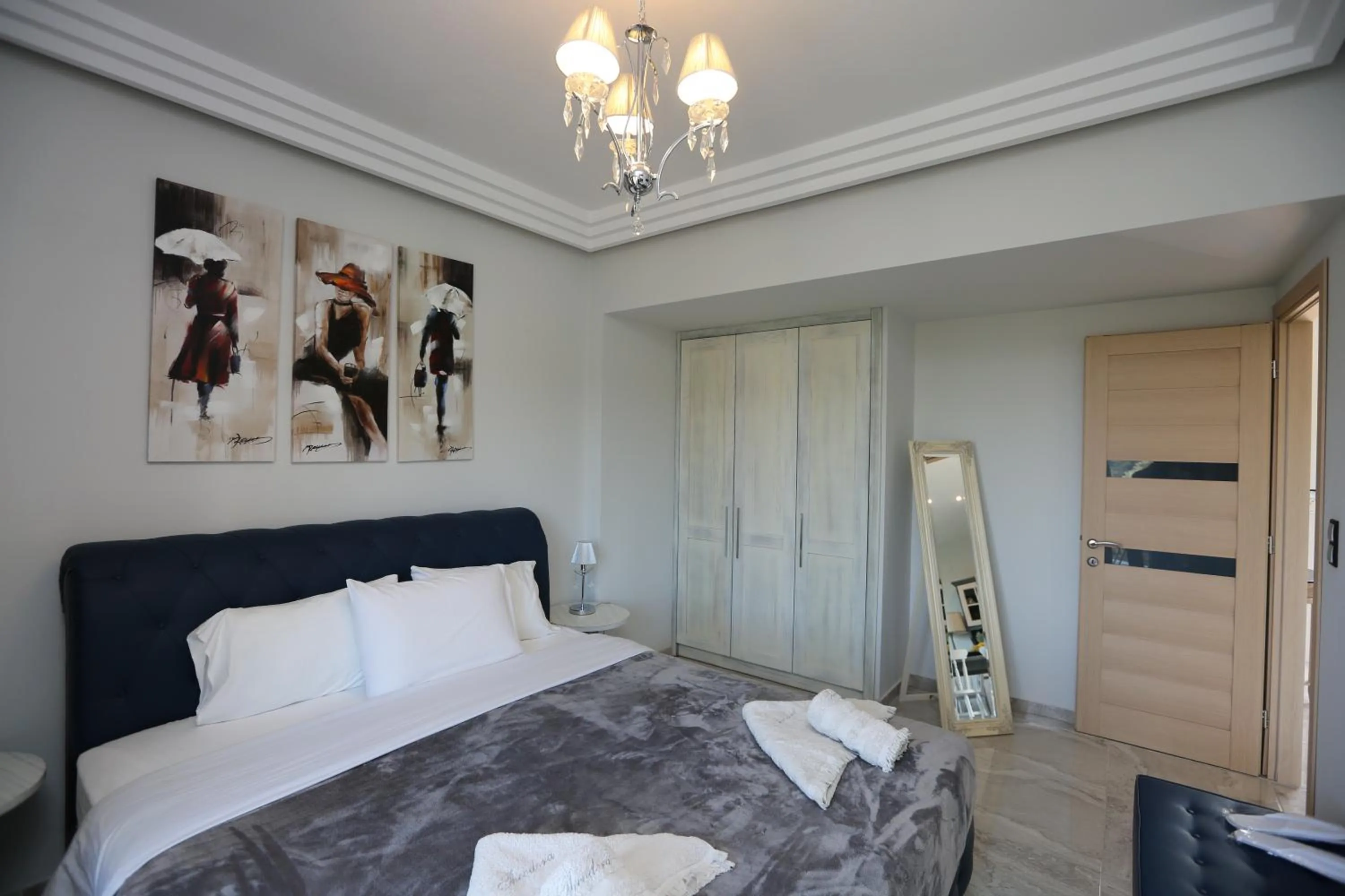 Bedroom, Bed in Skiathos Argento