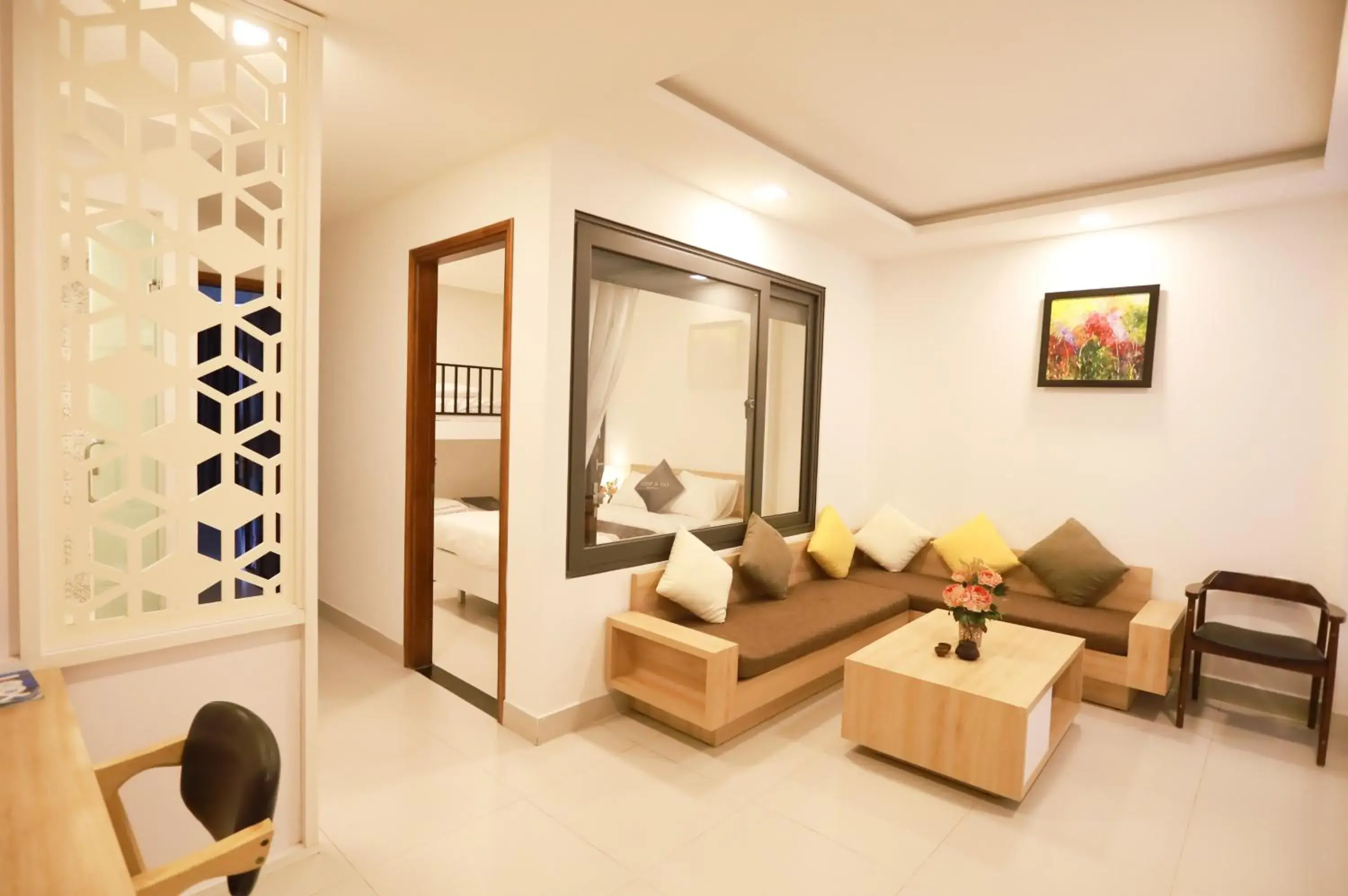 Living room in Stop and Go Boutique Homestay Hue Living room in Stop and Go Boutique Homestay Hue