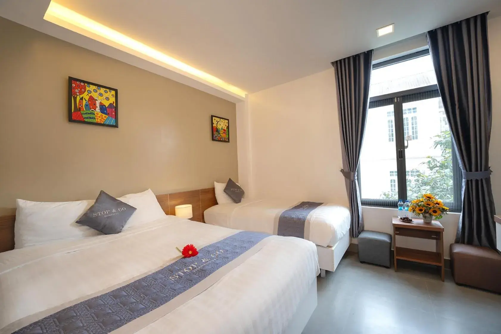 Comfort Triple Room in Stop and Go Boutique Homestay Hue Comfort Triple Room in Stop and Go Boutique Homestay Hue