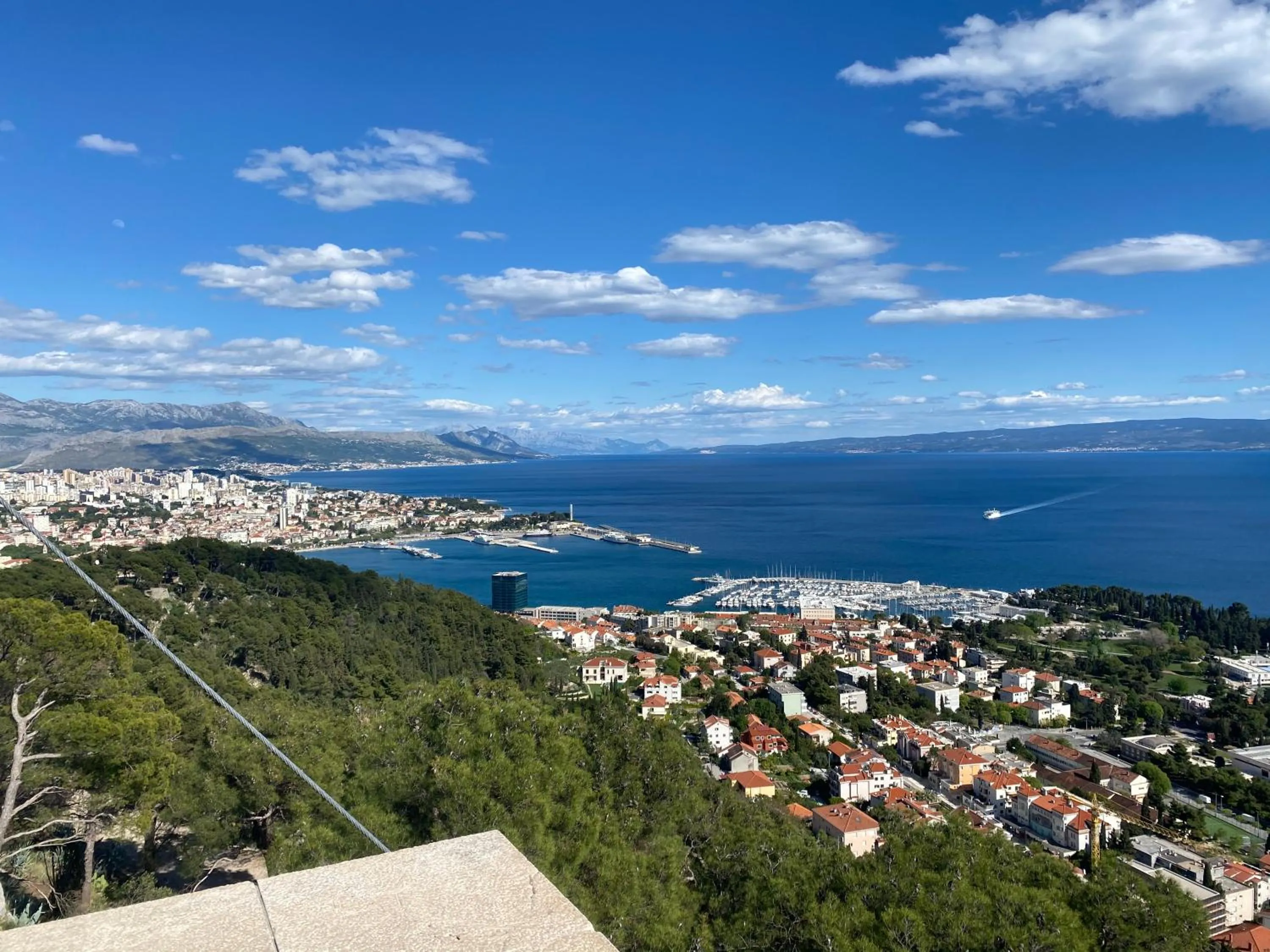 Bird's eye view in Villa Daky