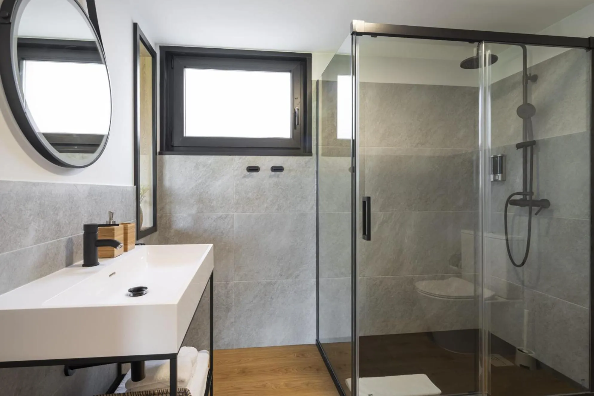 Bathroom in Cabañas de Canide