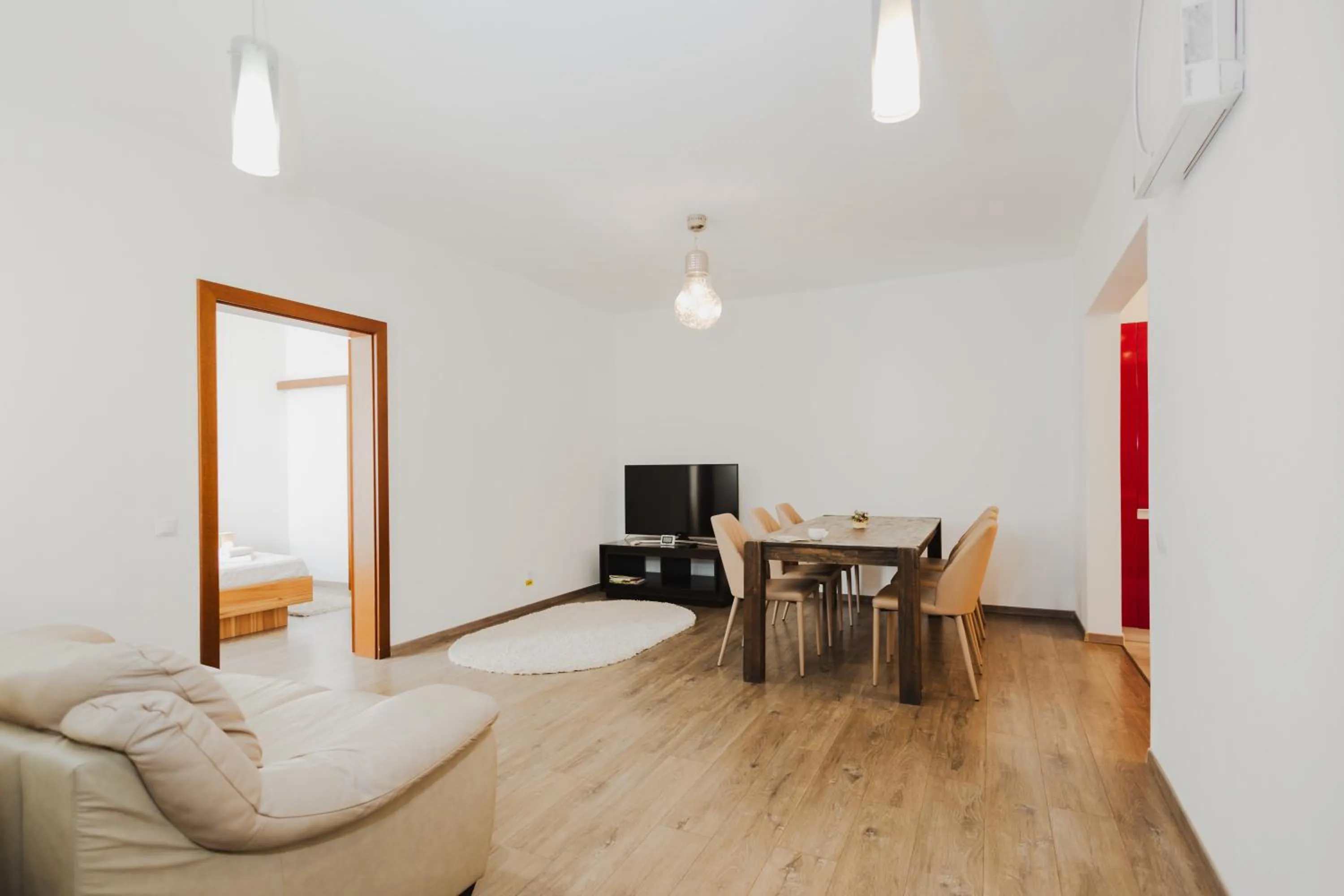 Communal lounge/ TV room in Casa Nicolae Luxury Suites