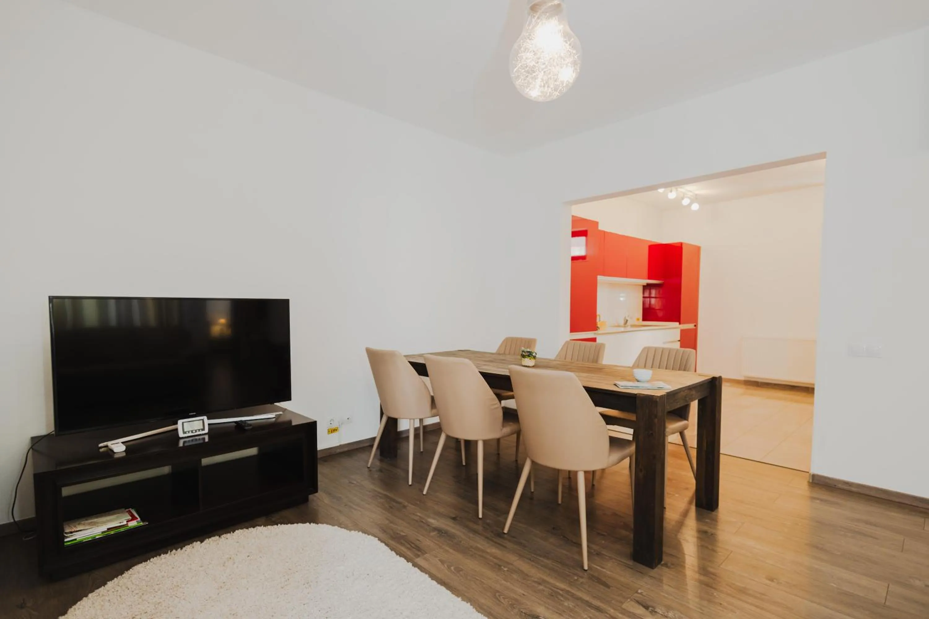 Communal lounge/ TV room in Casa Nicolae Luxury Suites