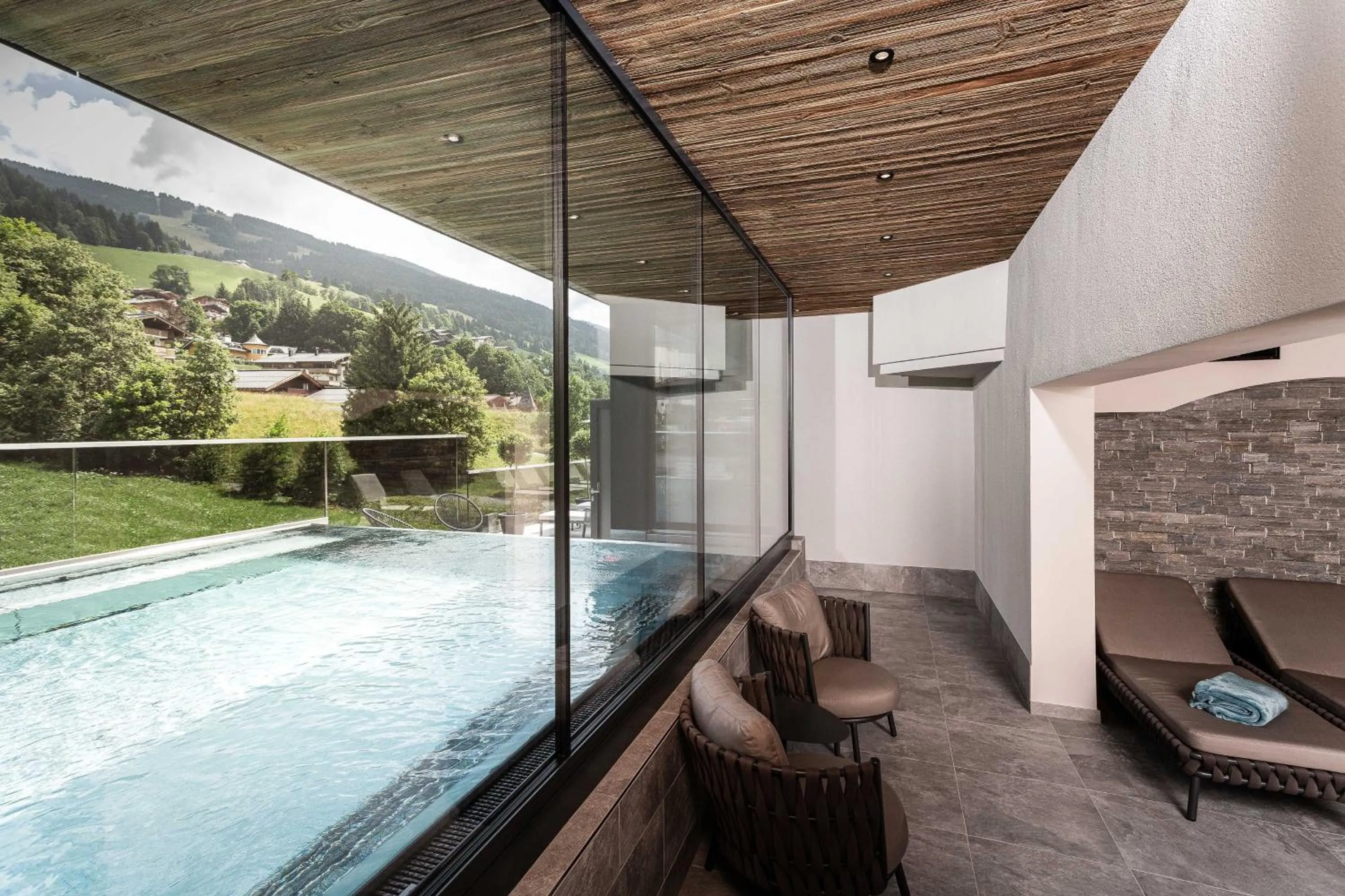 Swimming pool in Hotel Gappmaier