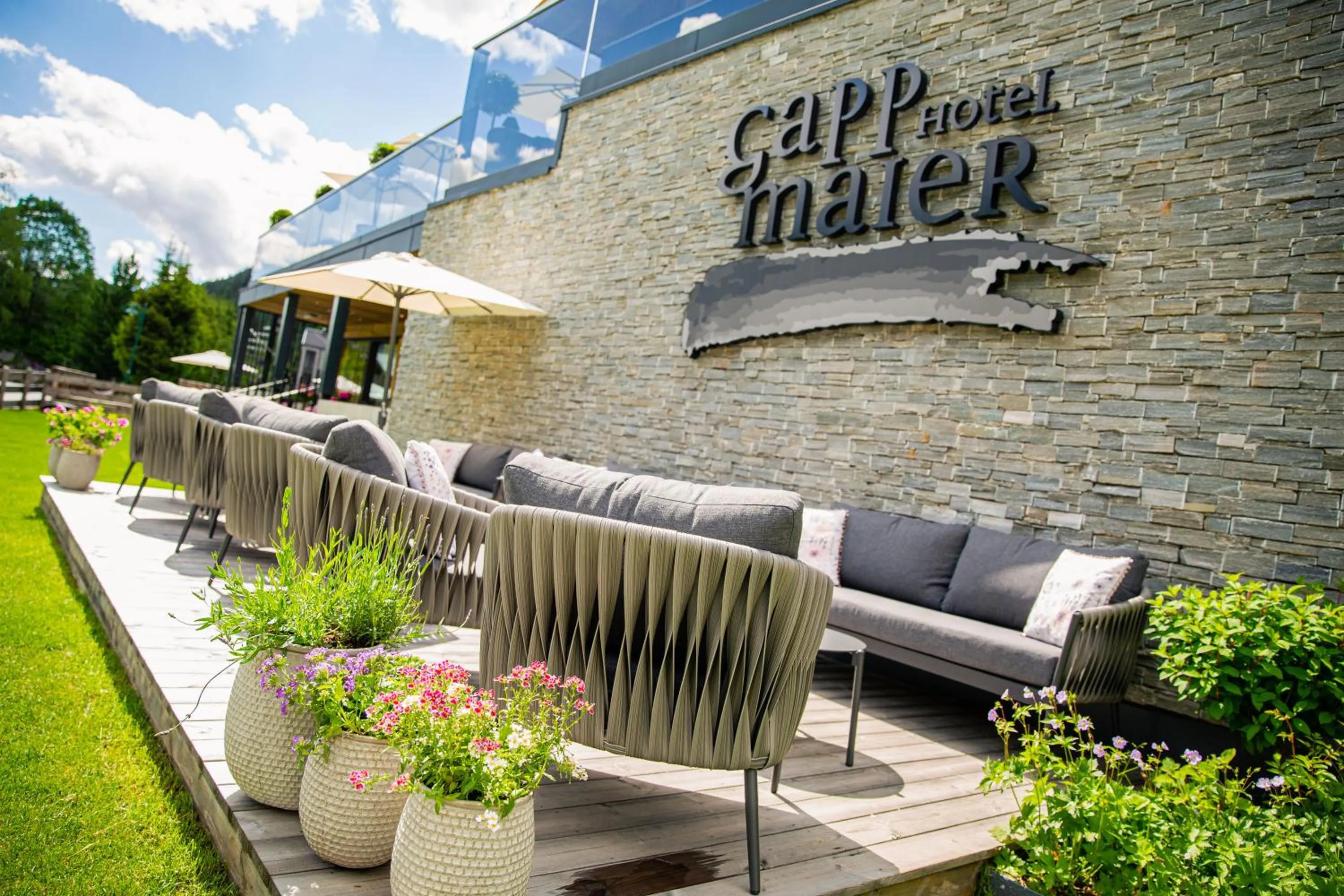 Garden in Hotel Gappmaier