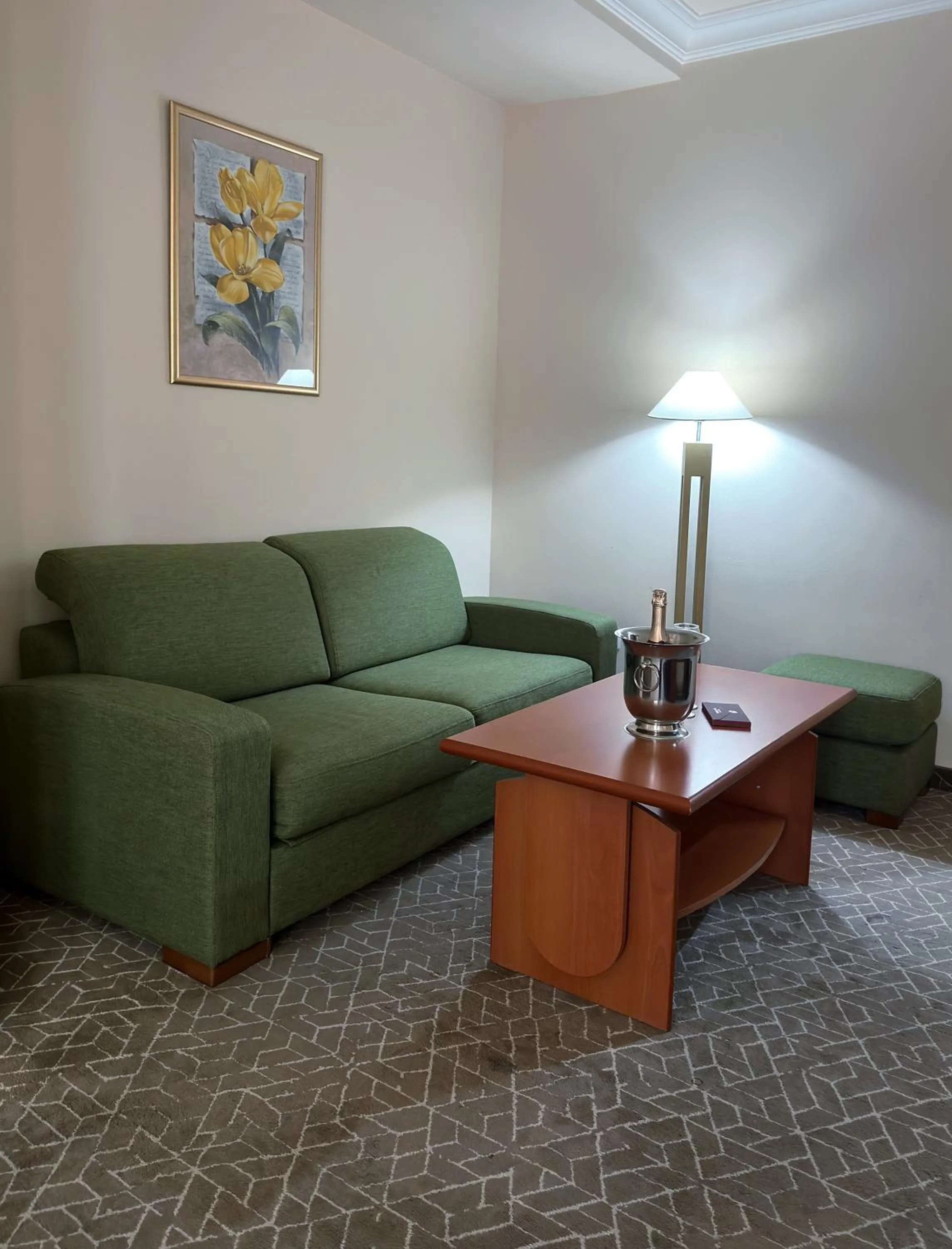 Seating area in Aviatrans Hotel