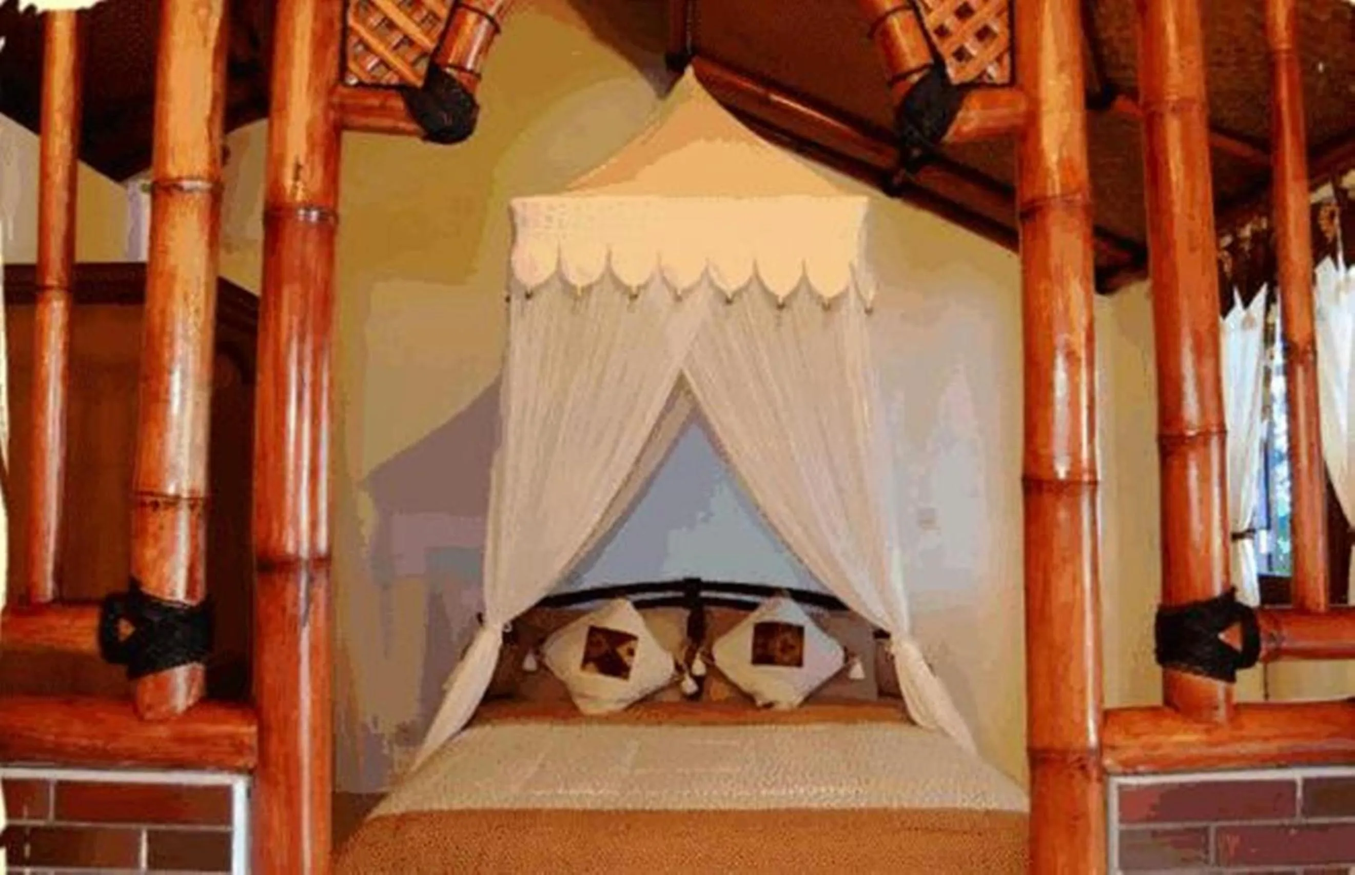 Bed in Villa Sumbing Indah