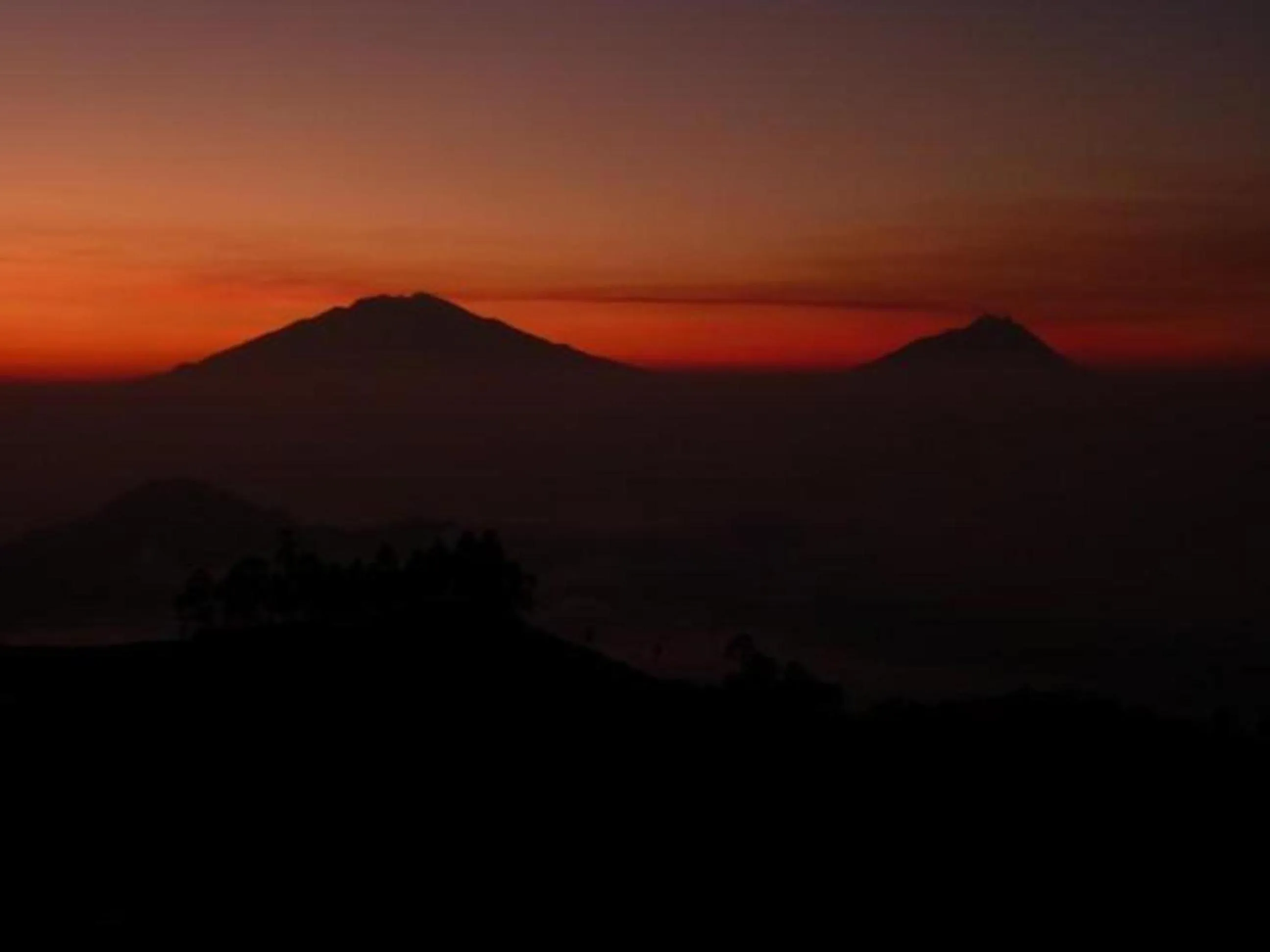 Natural landscape in Villa Sumbing Indah