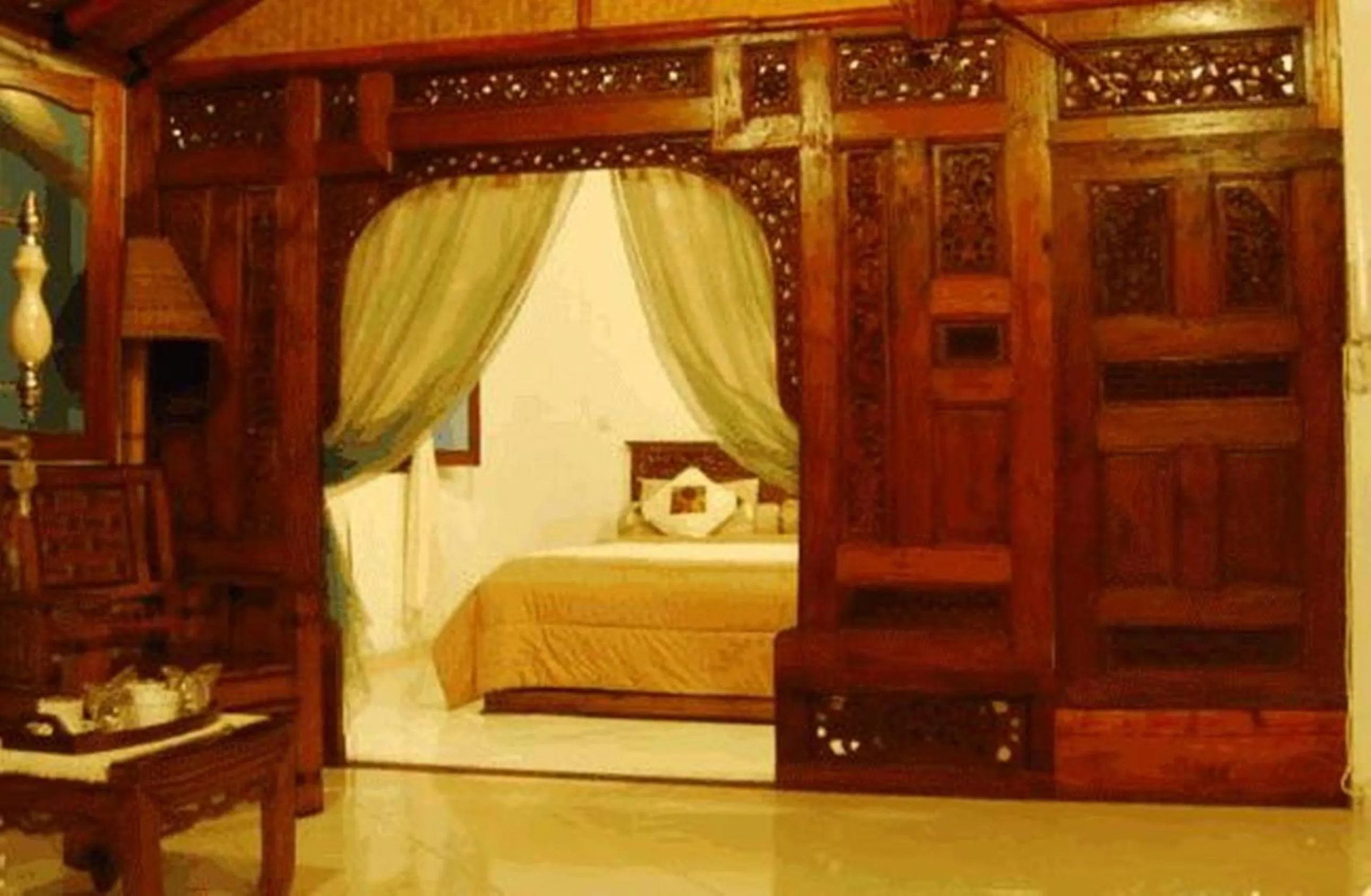 Bedroom, Bed in Villa Sumbing Indah