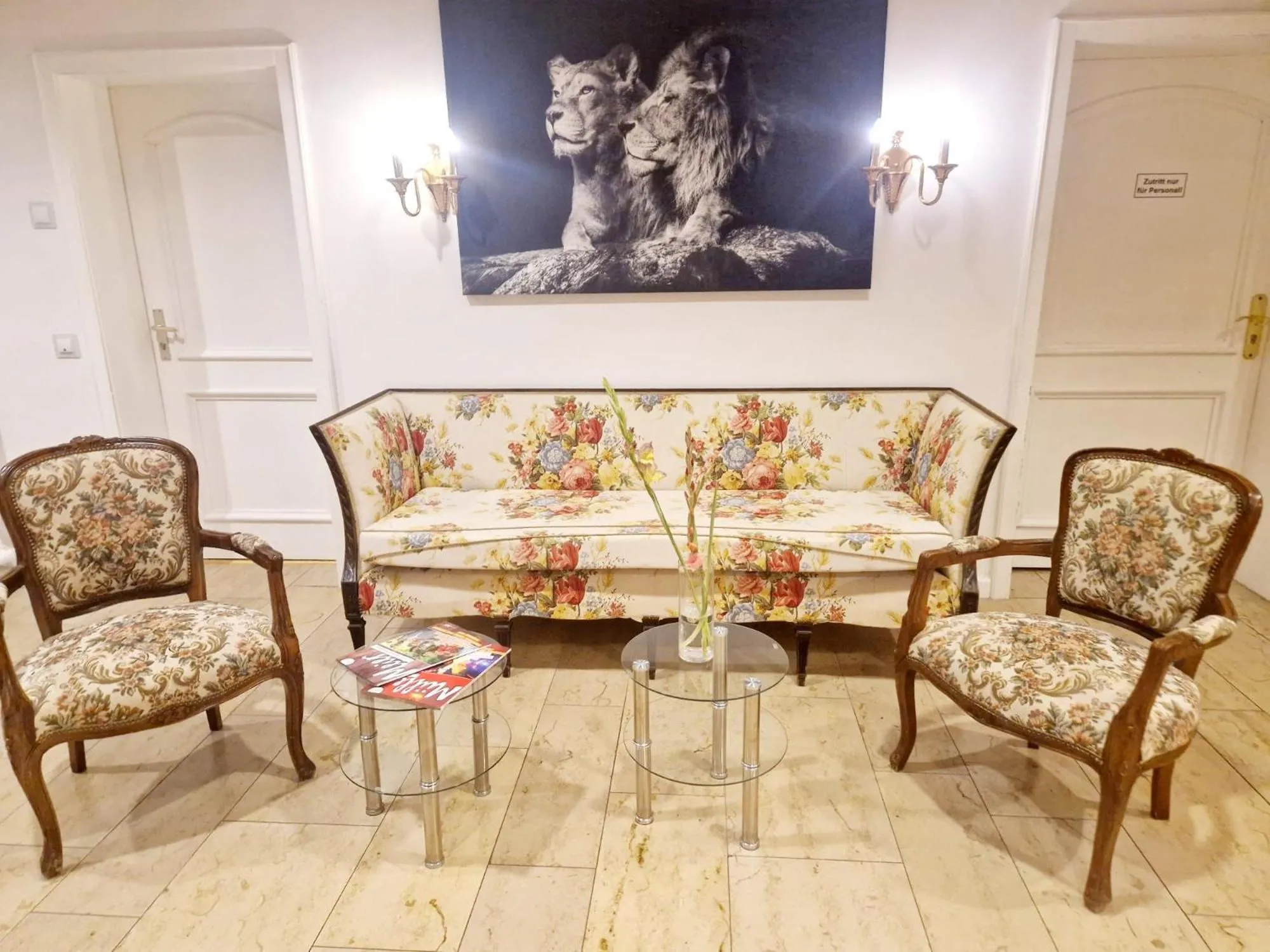 Seating area in Hotel Kurparkblick