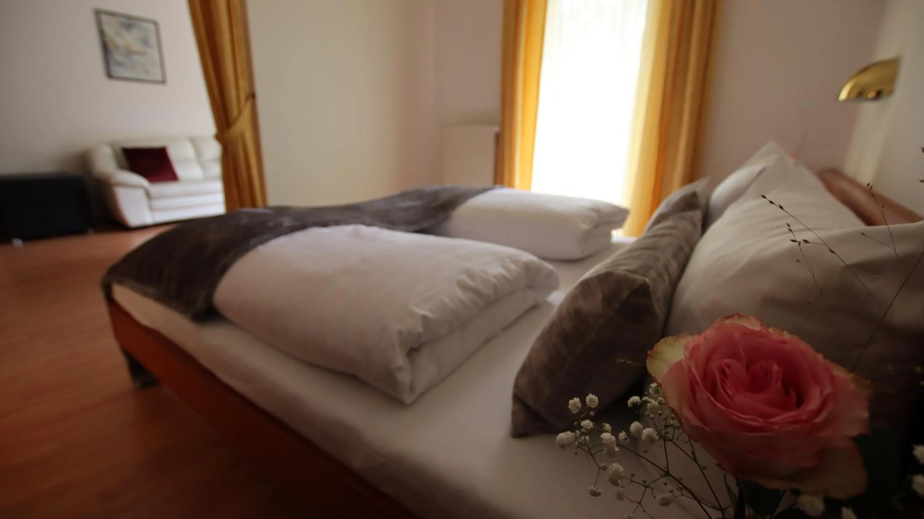 Bed in Hotel Kurparkblick