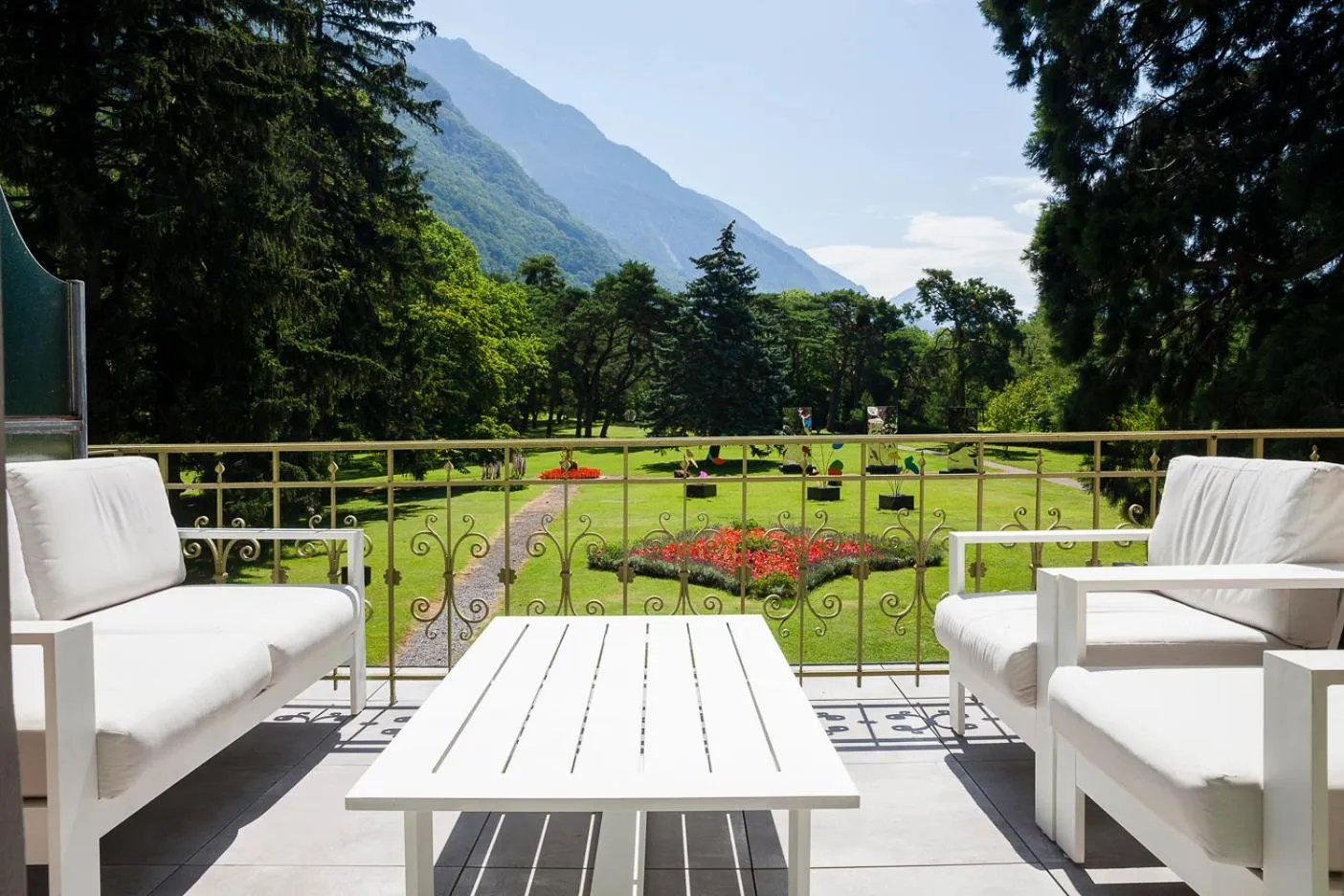 Garden view in Grand Hotel des Bains