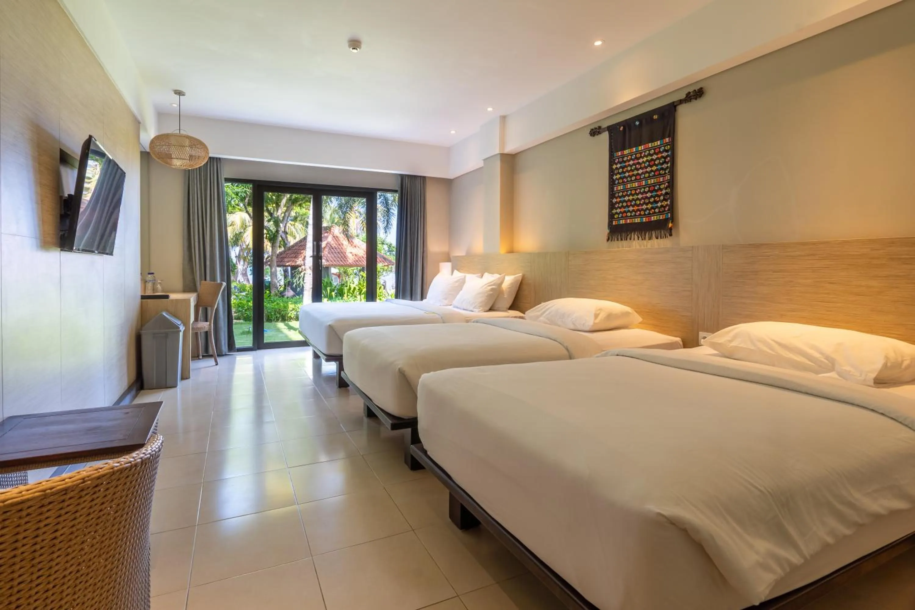 Bed in Bintang Flores Hotel