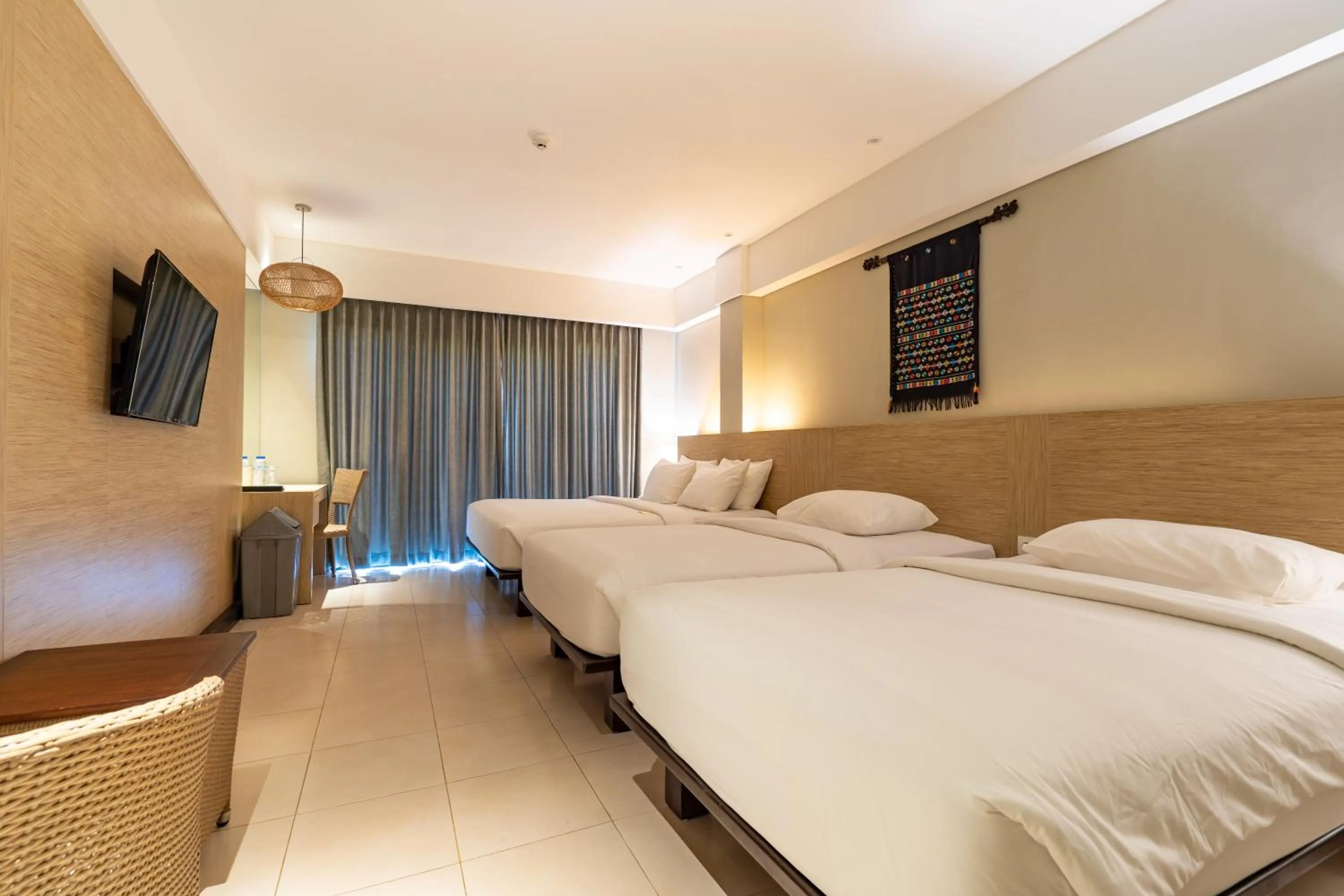 Bed in Bintang Flores Hotel