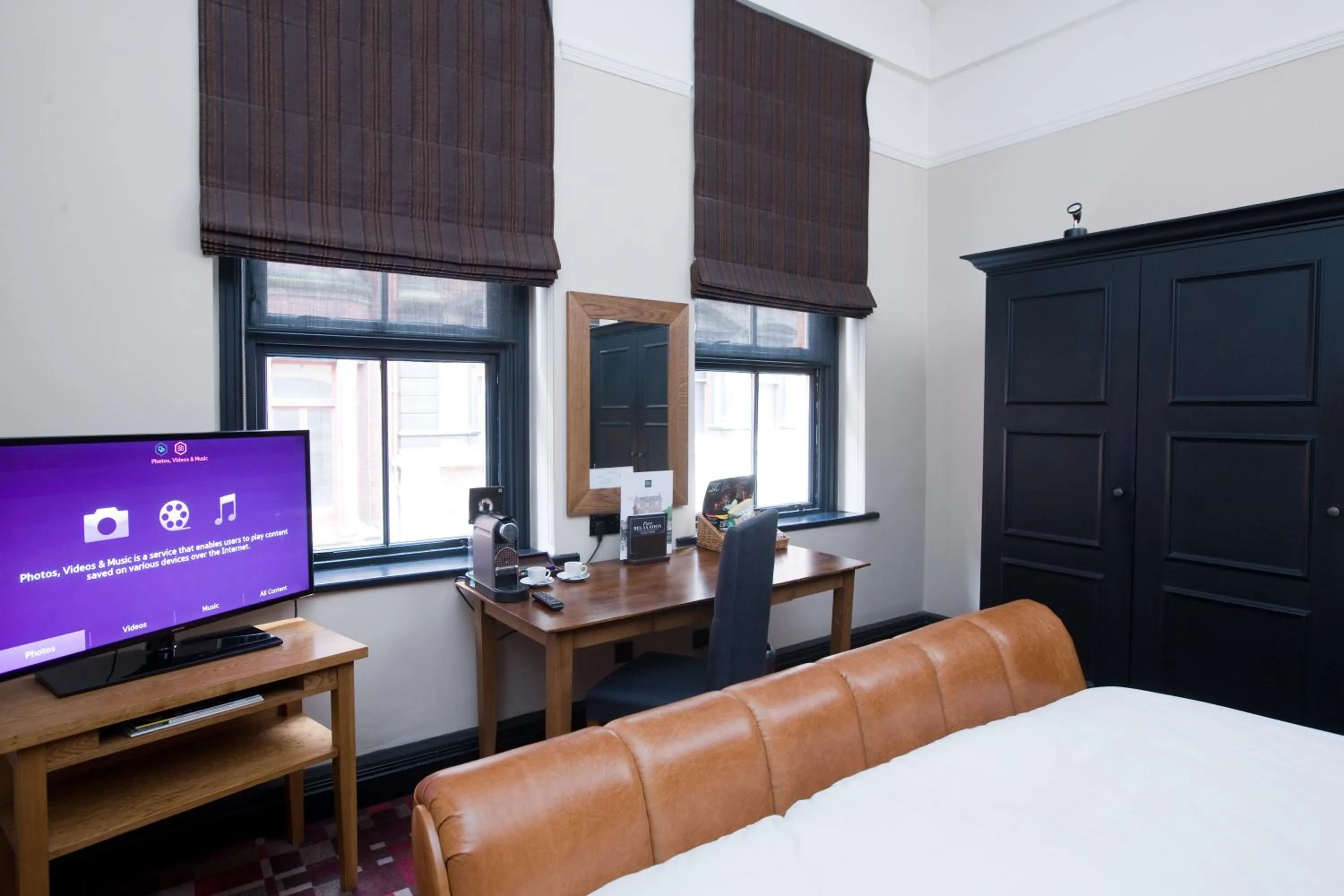 Decorative detail, Bed in Hotel du Vin Birmingham