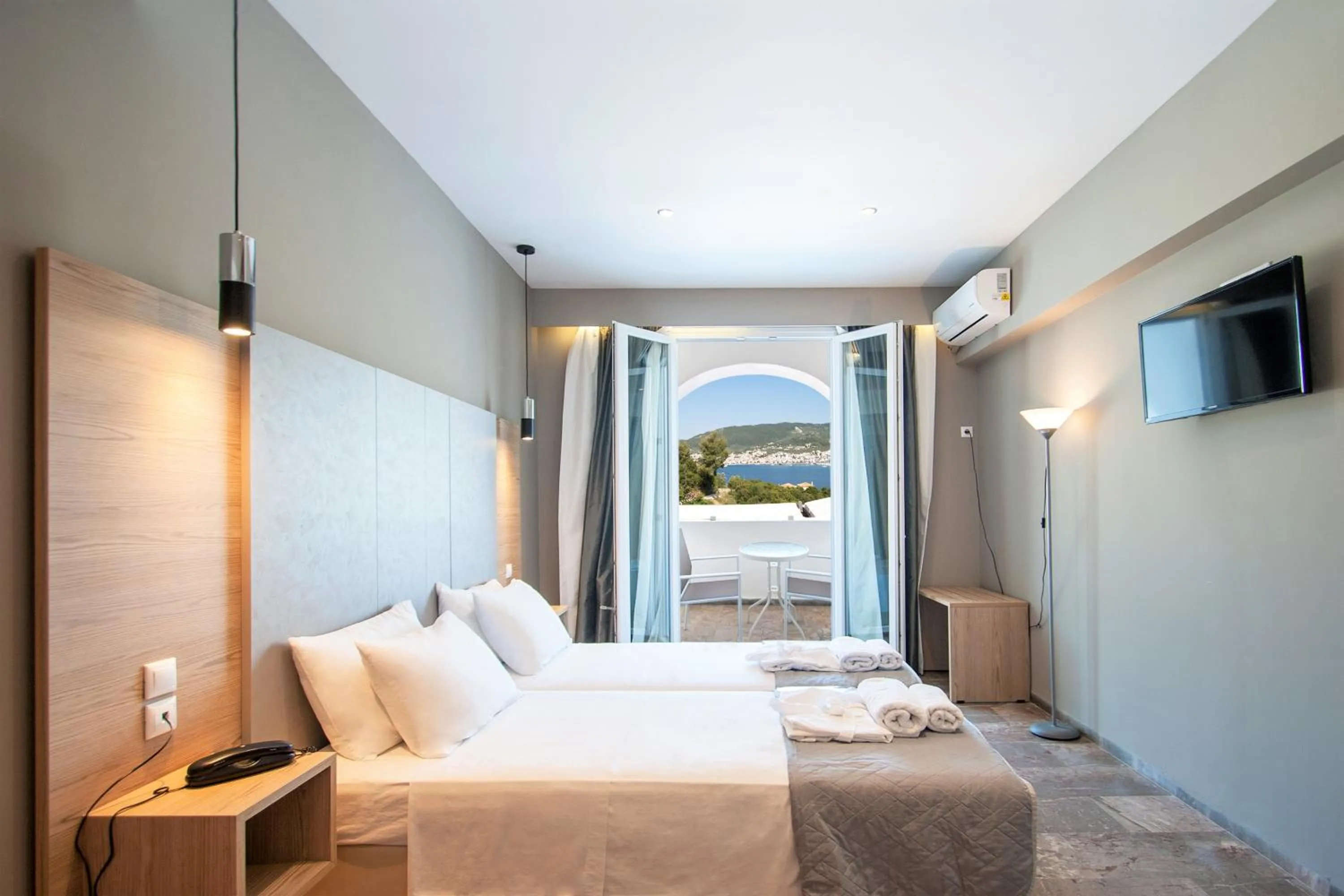 Bedroom, Bed in Hotel Punta