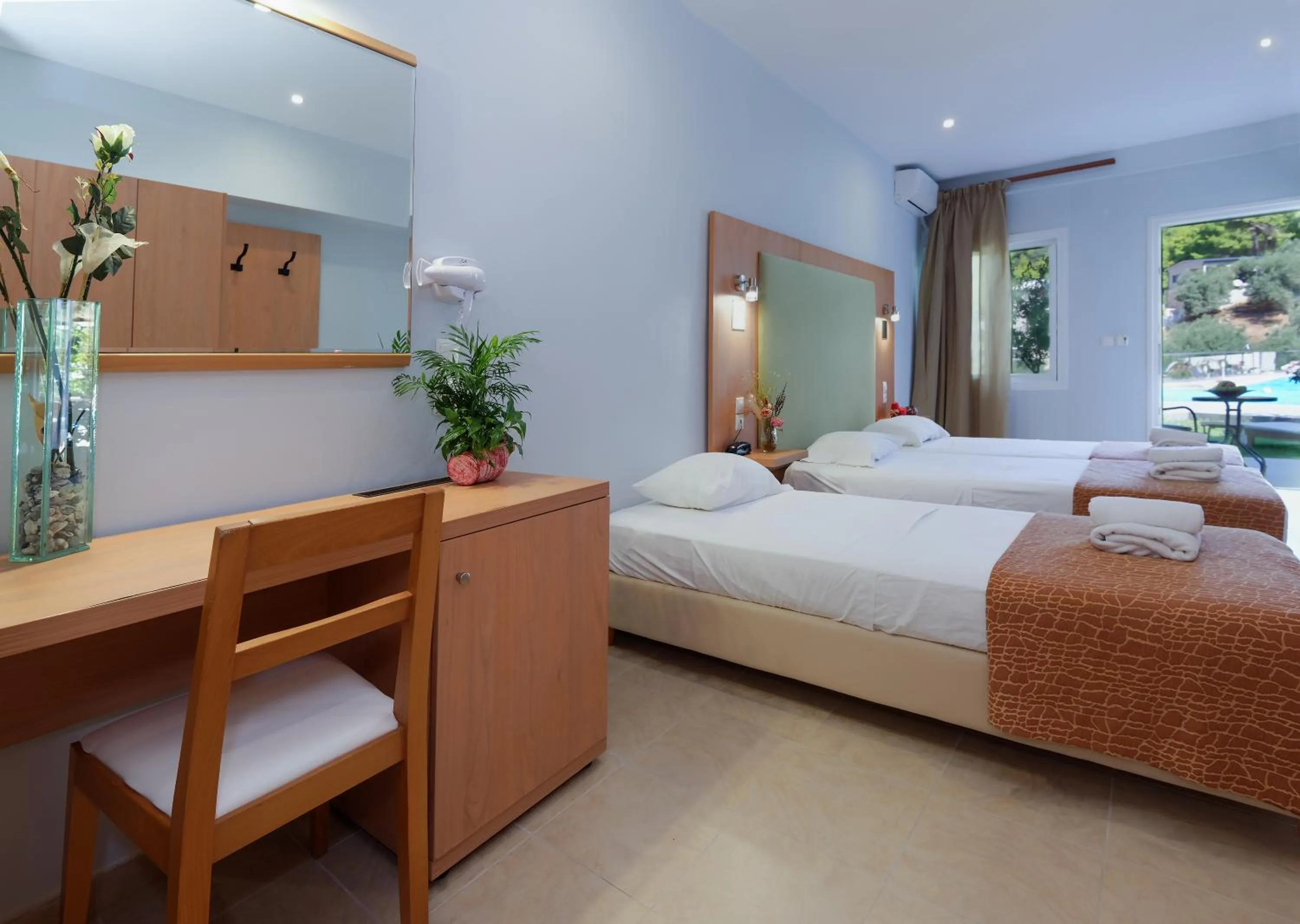 Bedroom, Bed in Hotel Punta