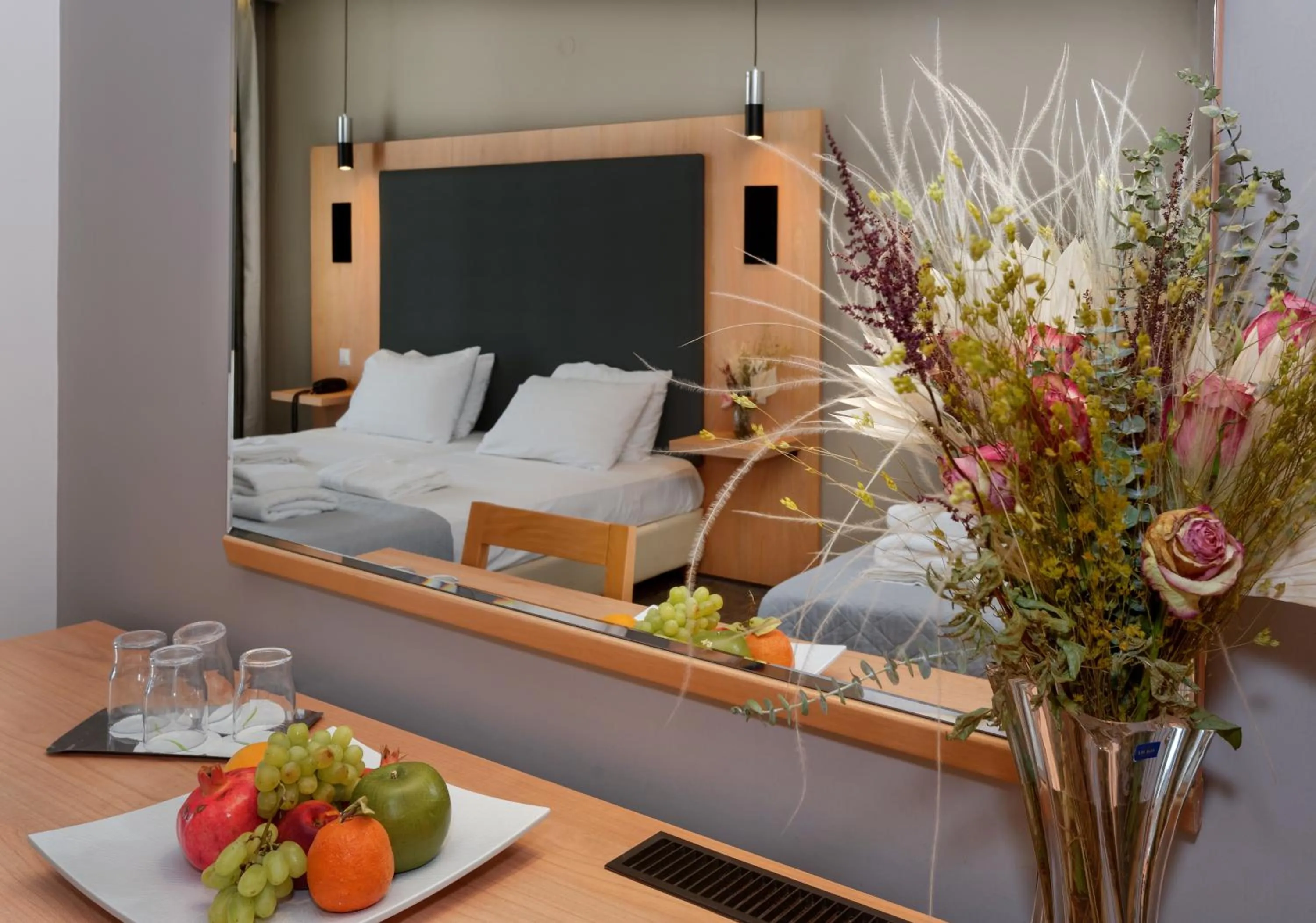 Decorative detail, Bed in Hotel Punta