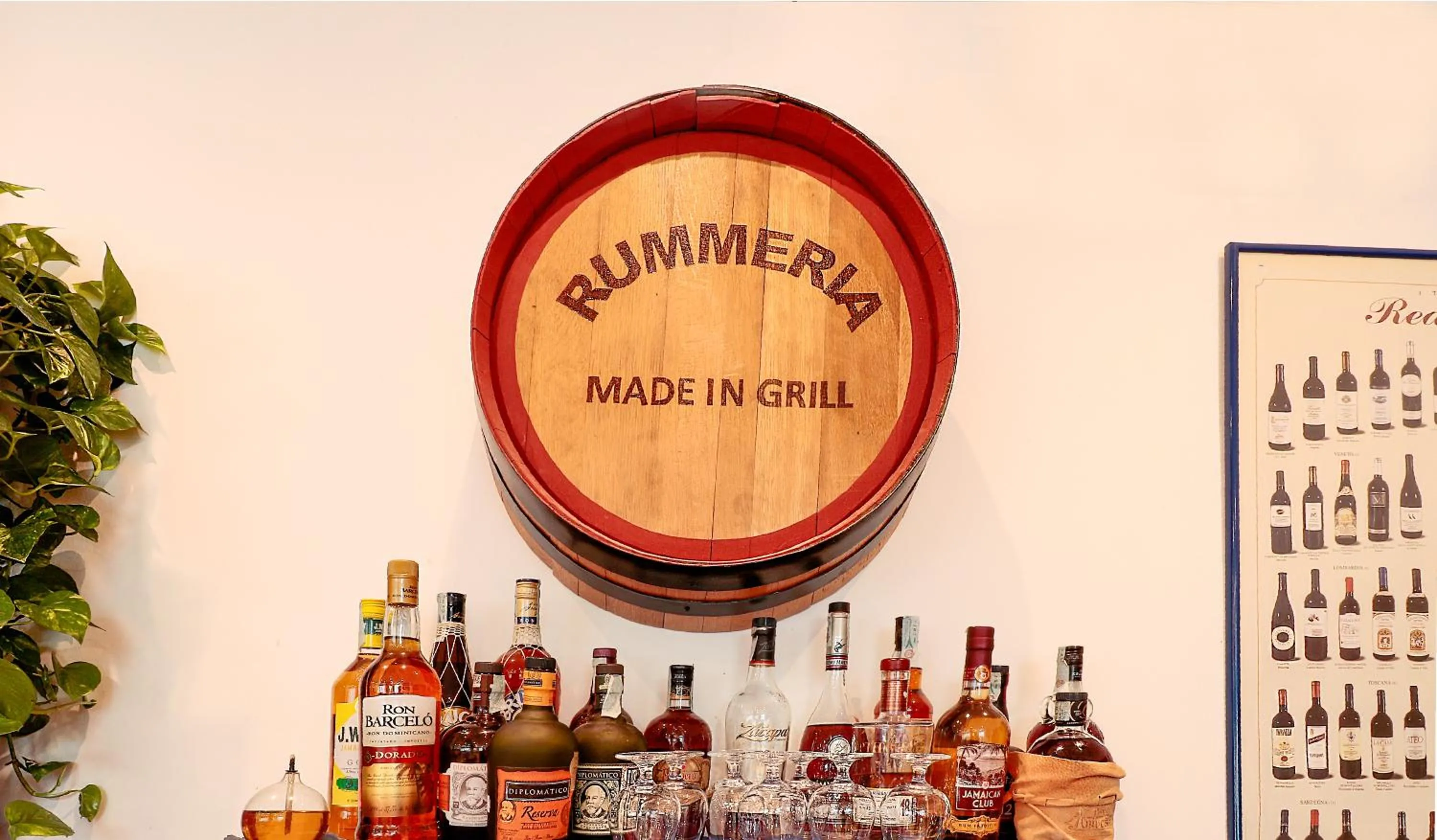 Drinks in Villa Pozzi