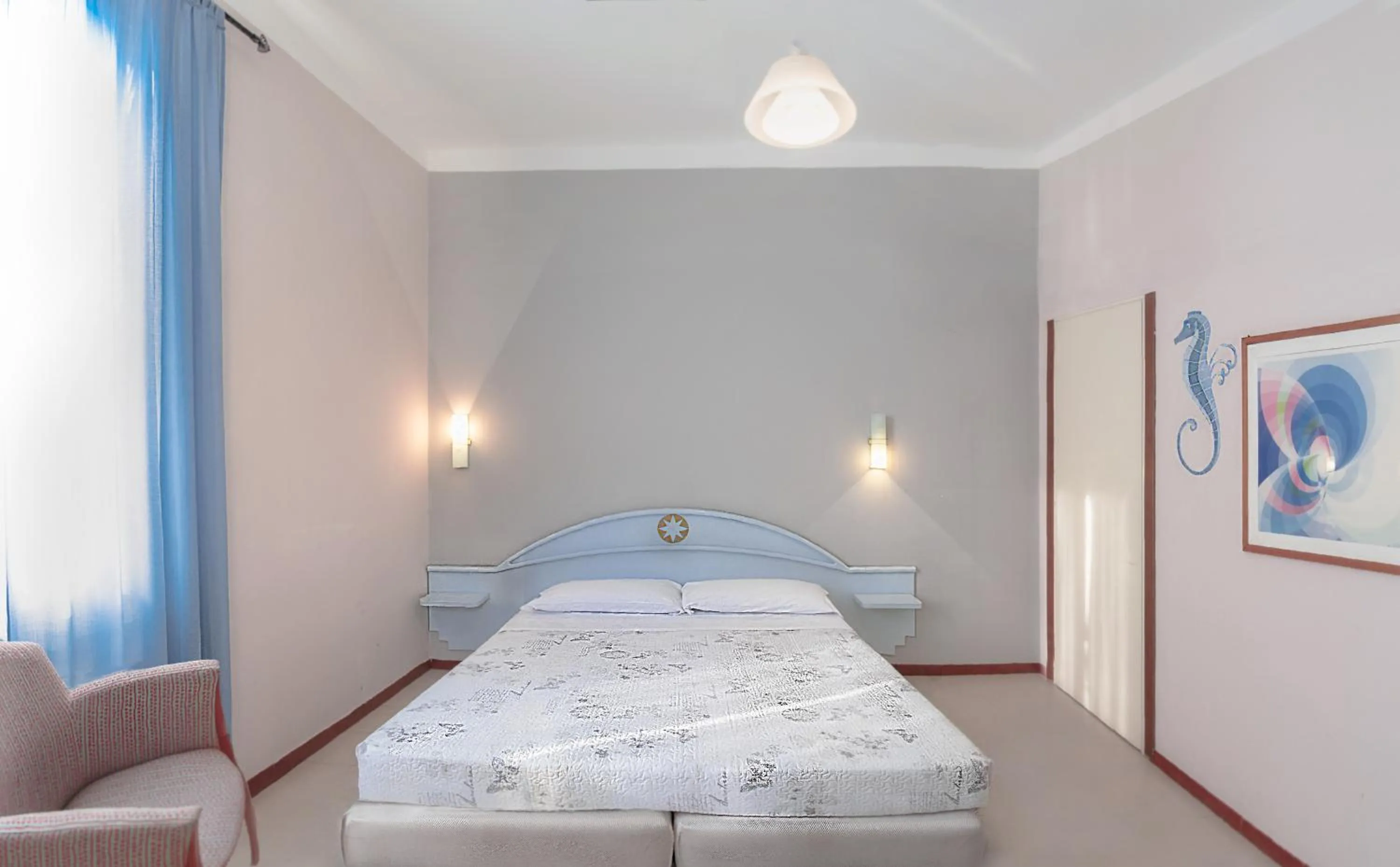 Bed in Villa Pozzi