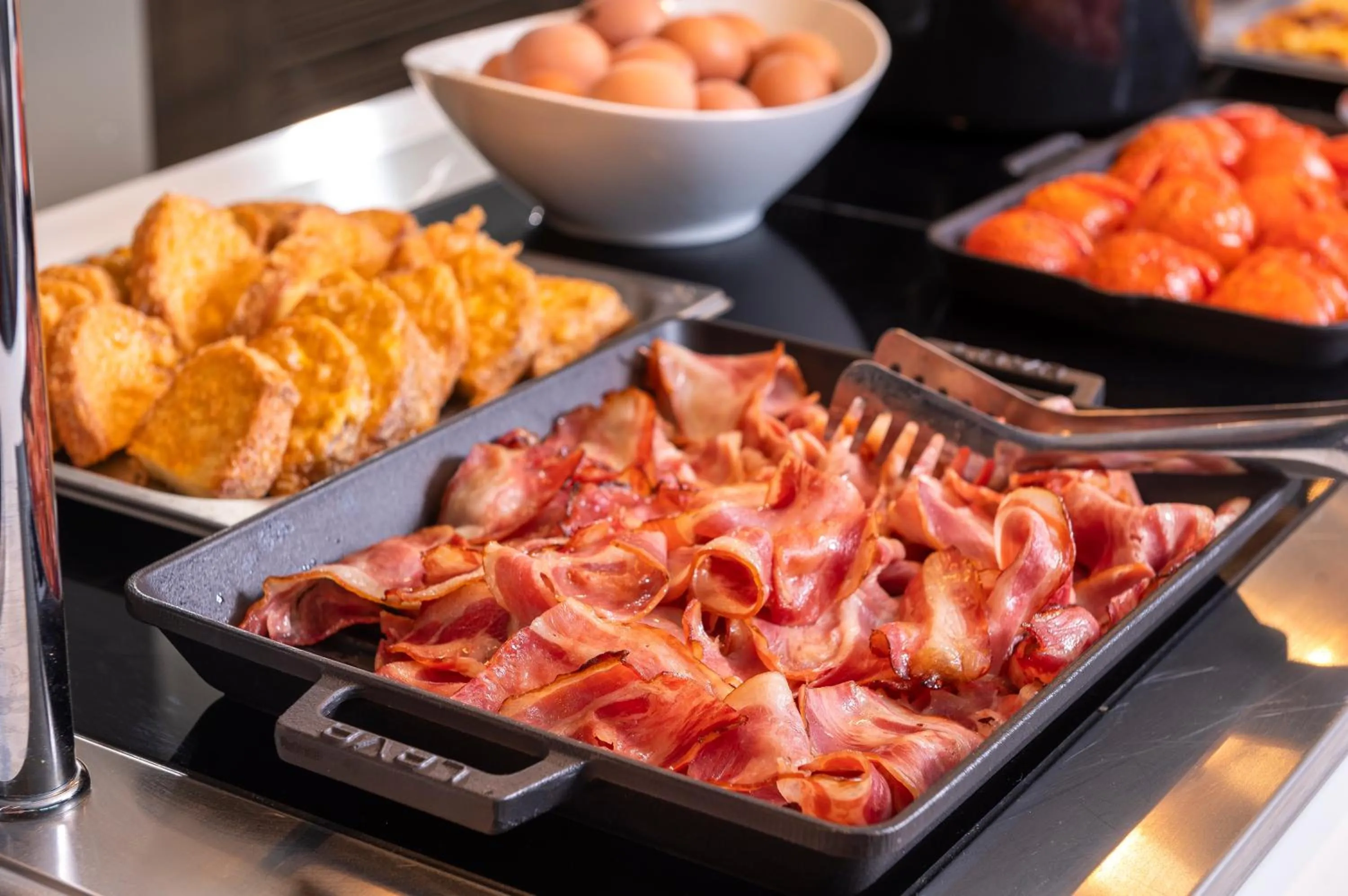 American breakfast in Alkyon