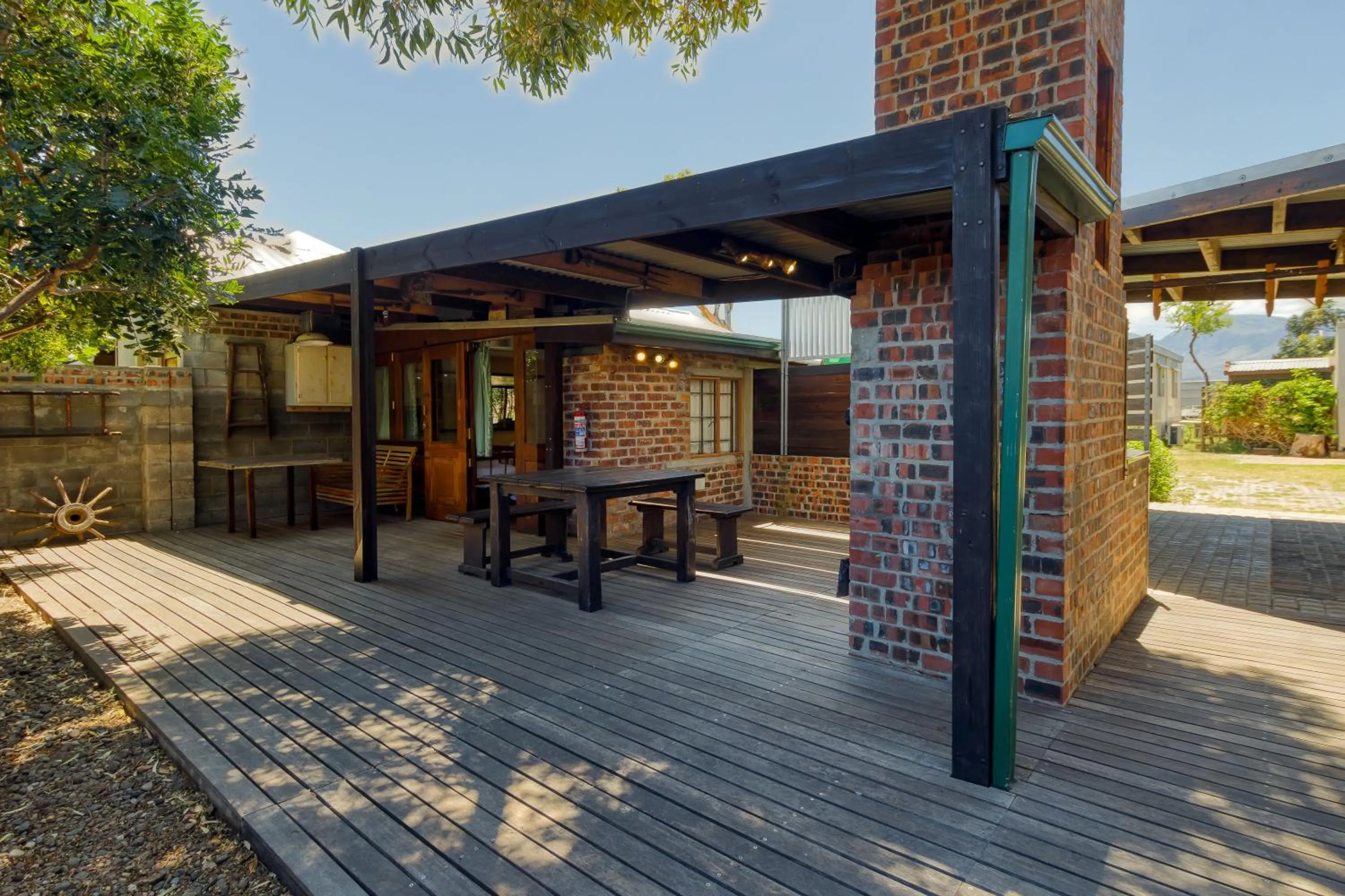 BBQ facilities in The Yard
