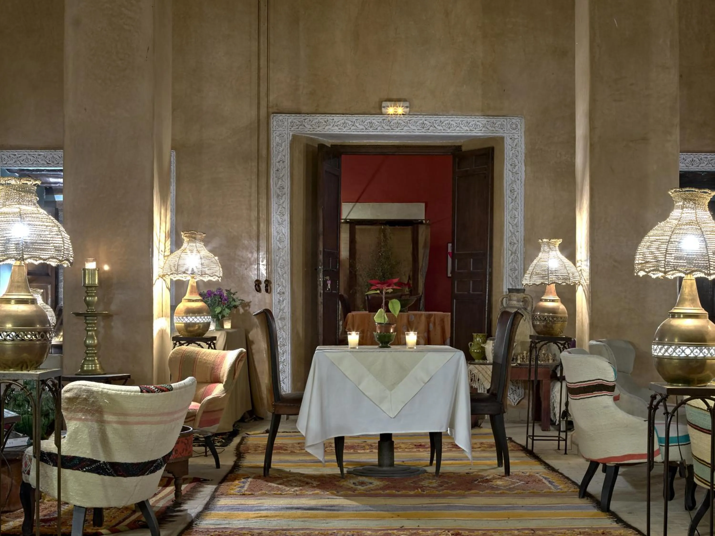 Living room in Kasbah Agafay Hotel & Spa