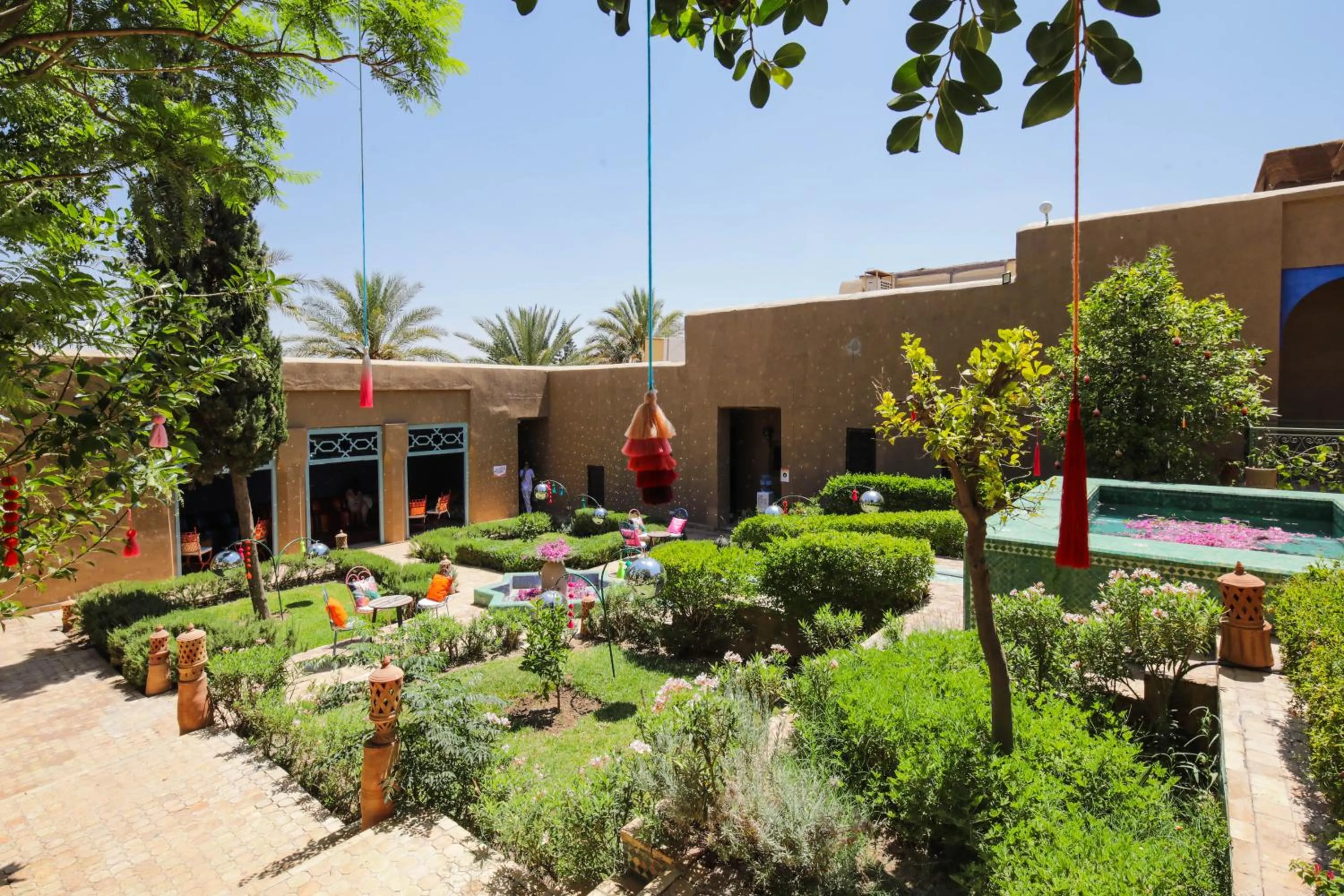 Patio in Kasbah Agafay Hotel & Spa