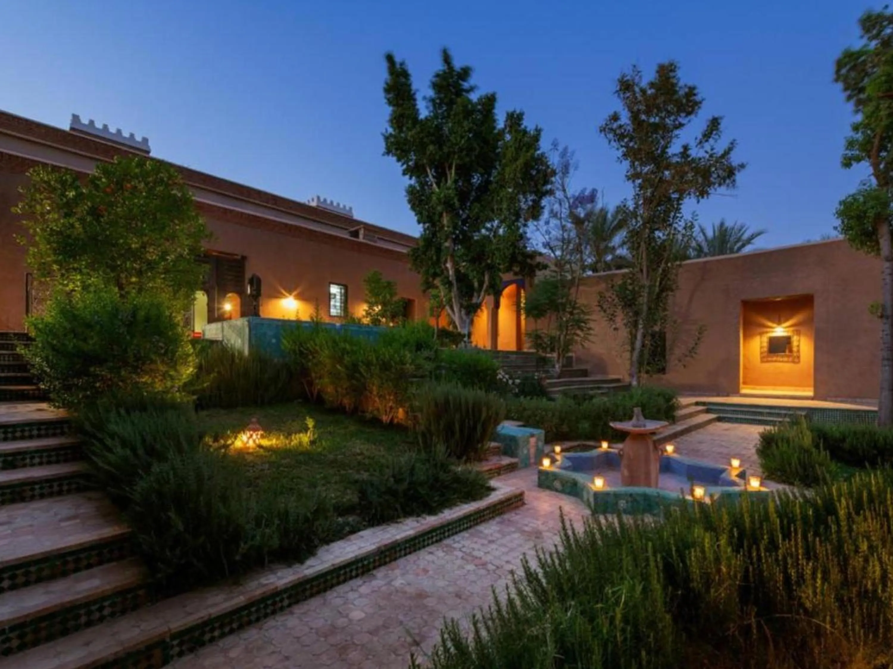 Garden in Kasbah Agafay Hotel & Spa