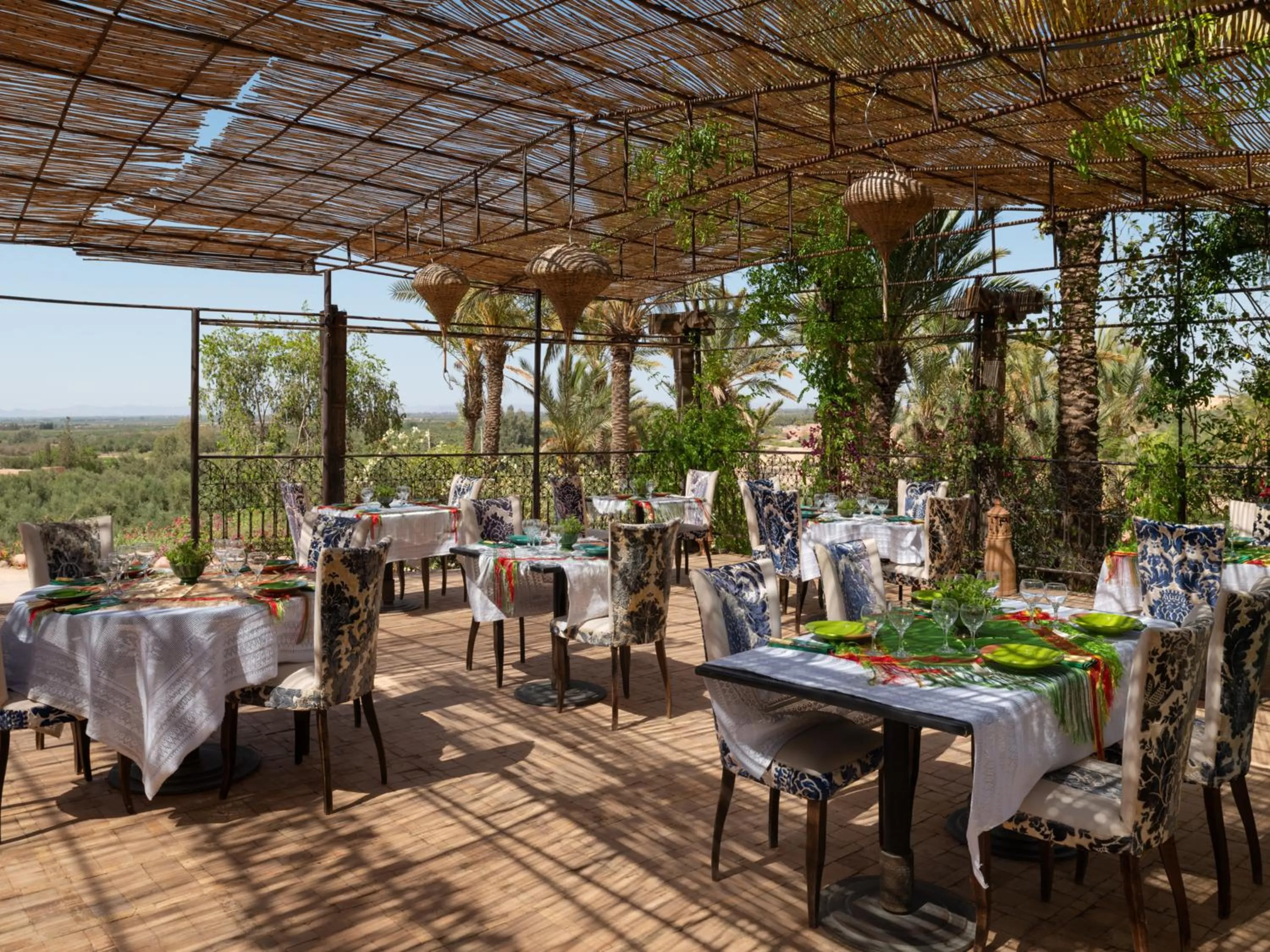 Patio in Kasbah Agafay Hotel & Spa