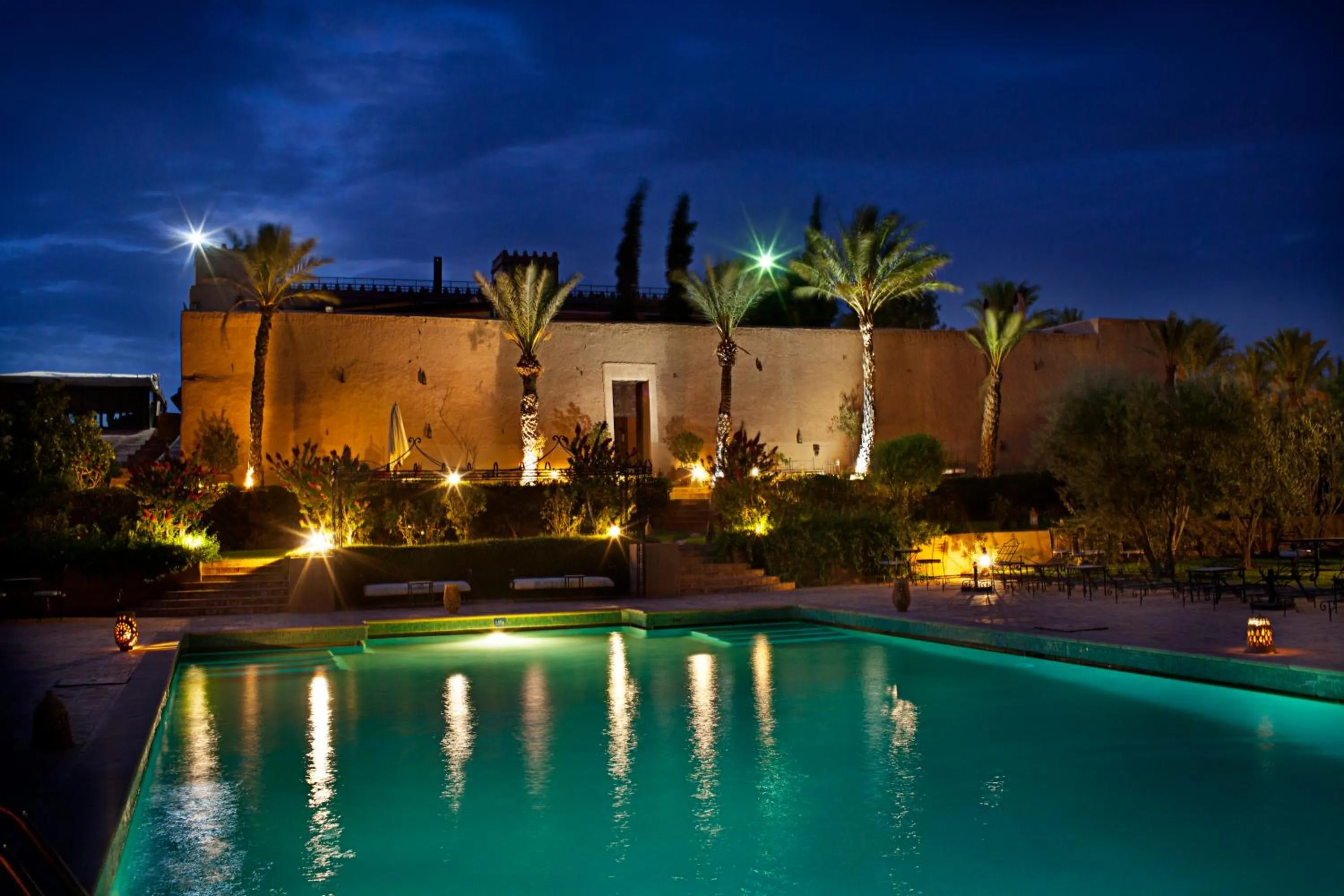 Pool view in Kasbah Agafay Hotel & Spa