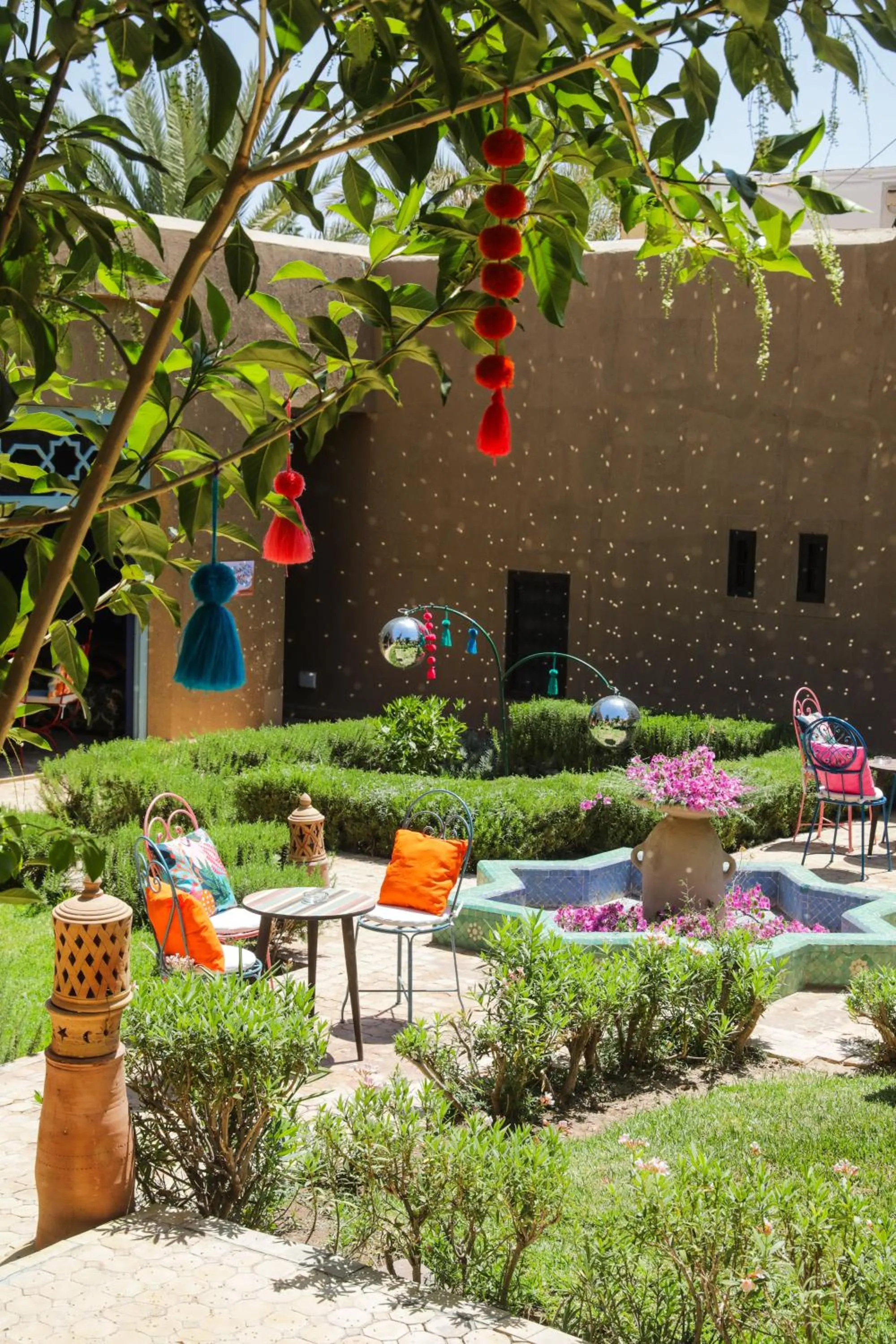 Patio in Kasbah Agafay Hotel & Spa