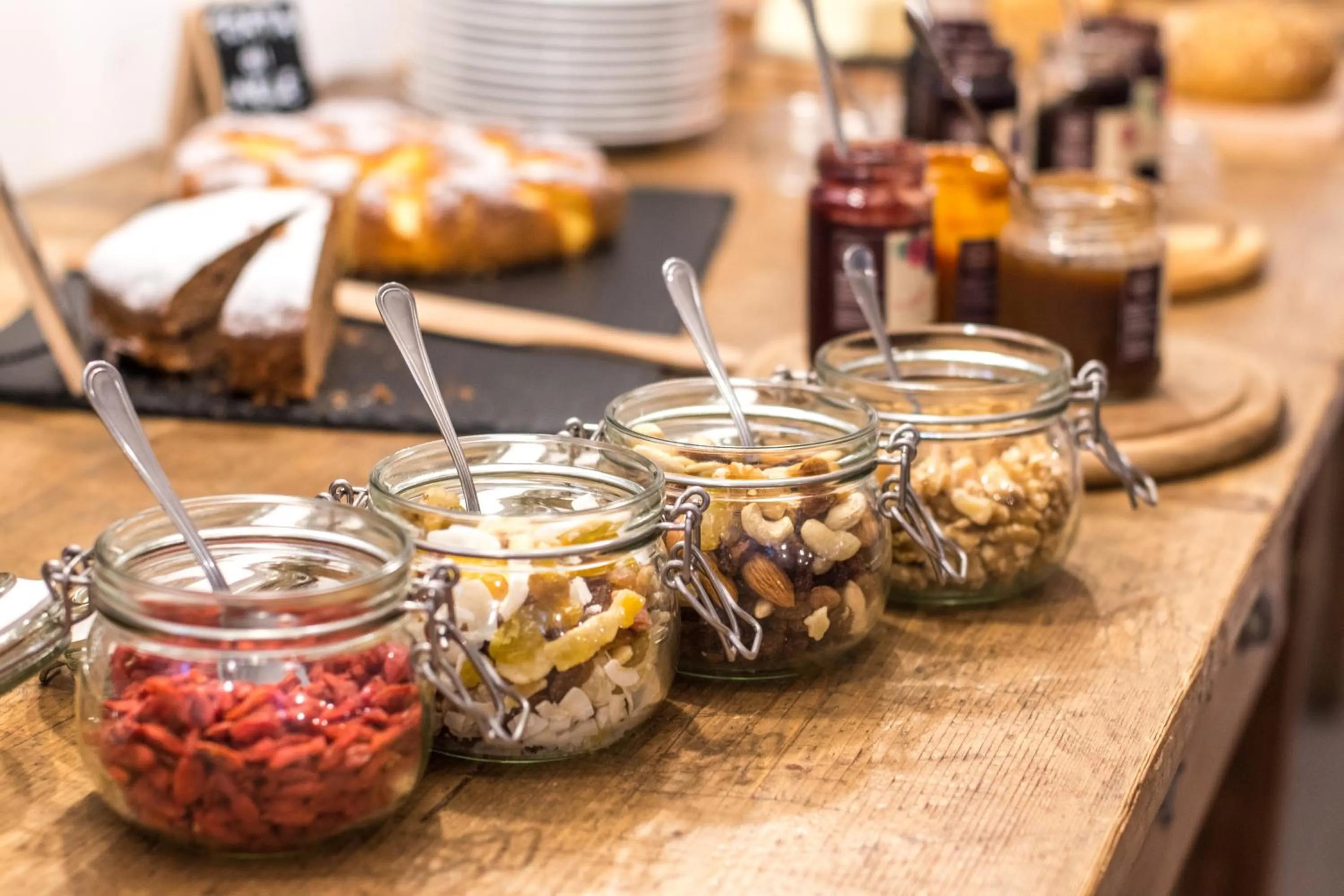 Buffet breakfast in Hotel Villa Rina