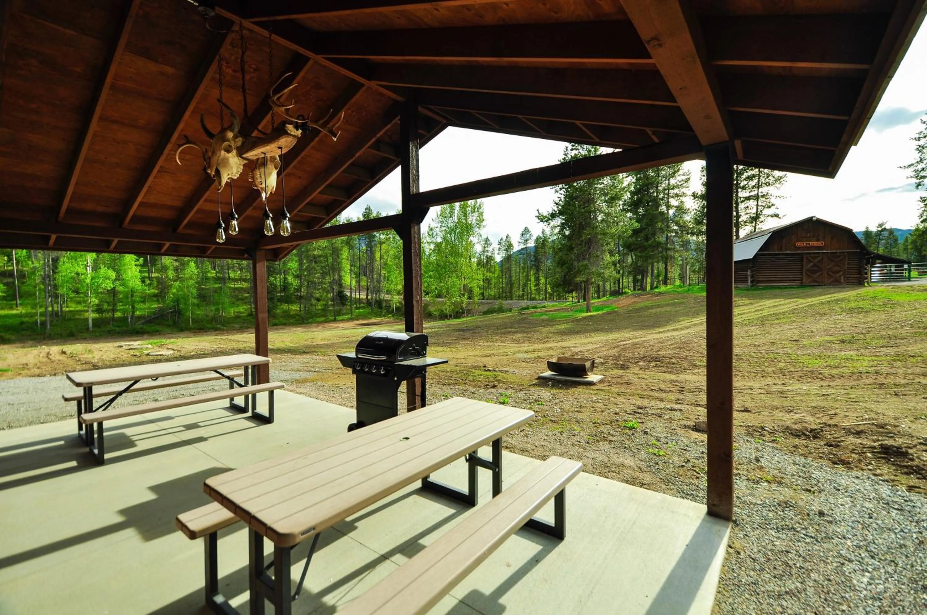 Patio in Glacier Homestead