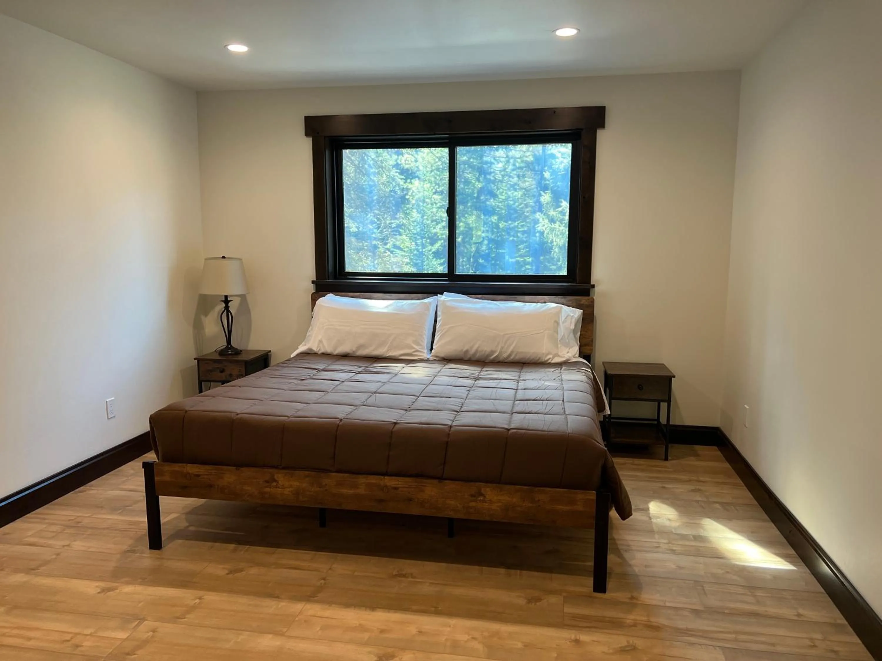 Bed in Glacier Homestead