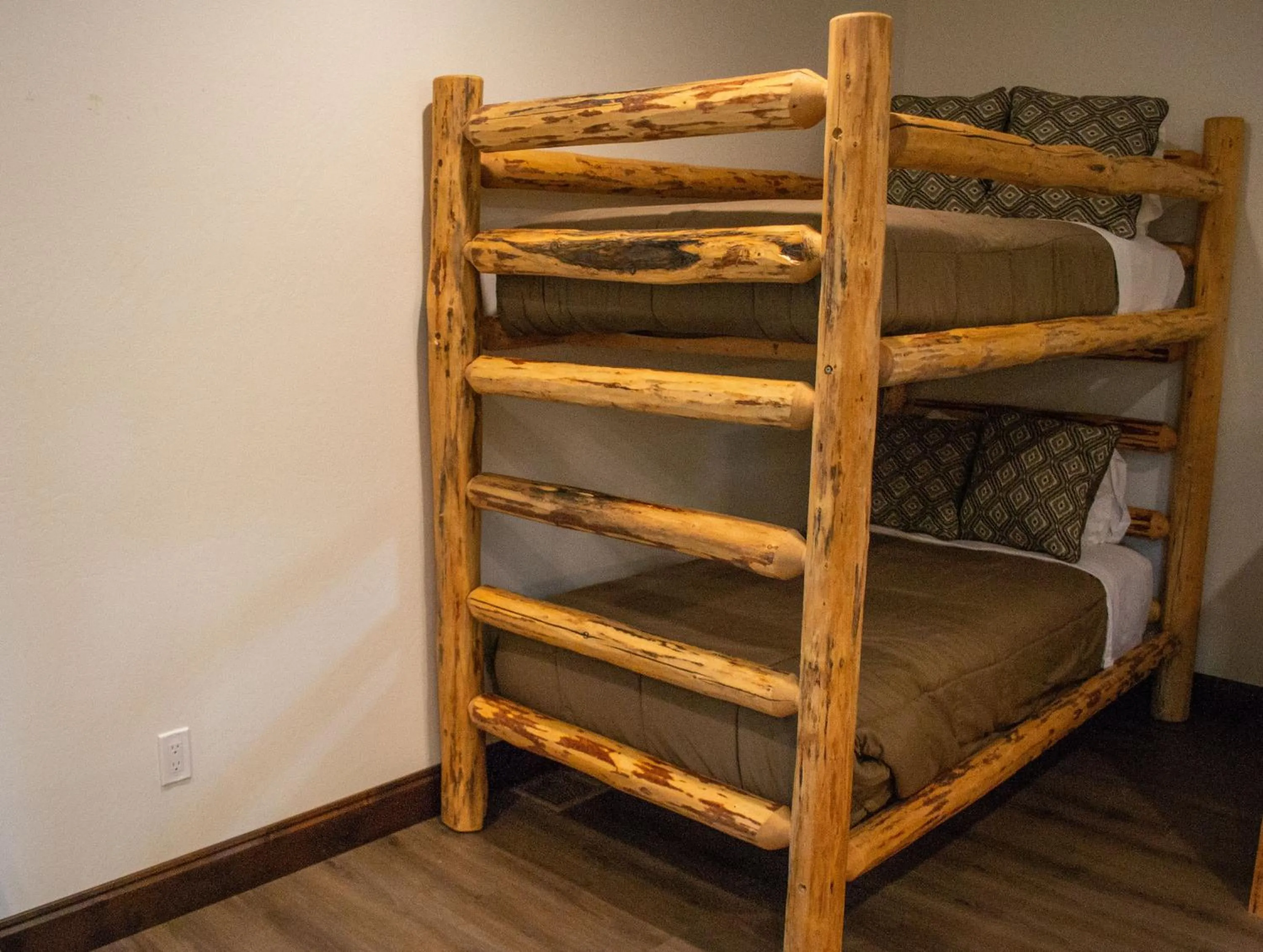 Bed in Glacier Homestead