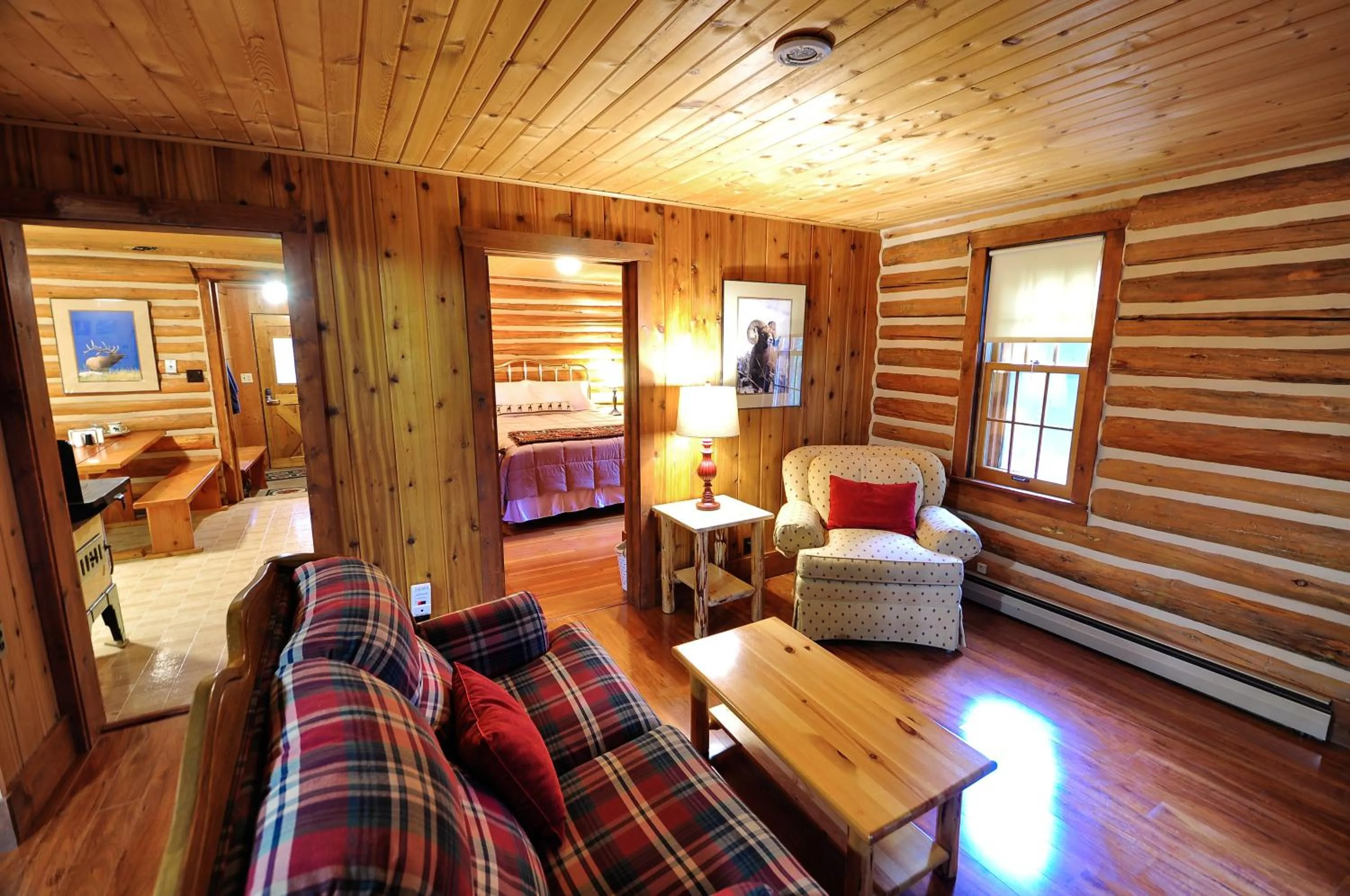Bed in Glacier Homestead