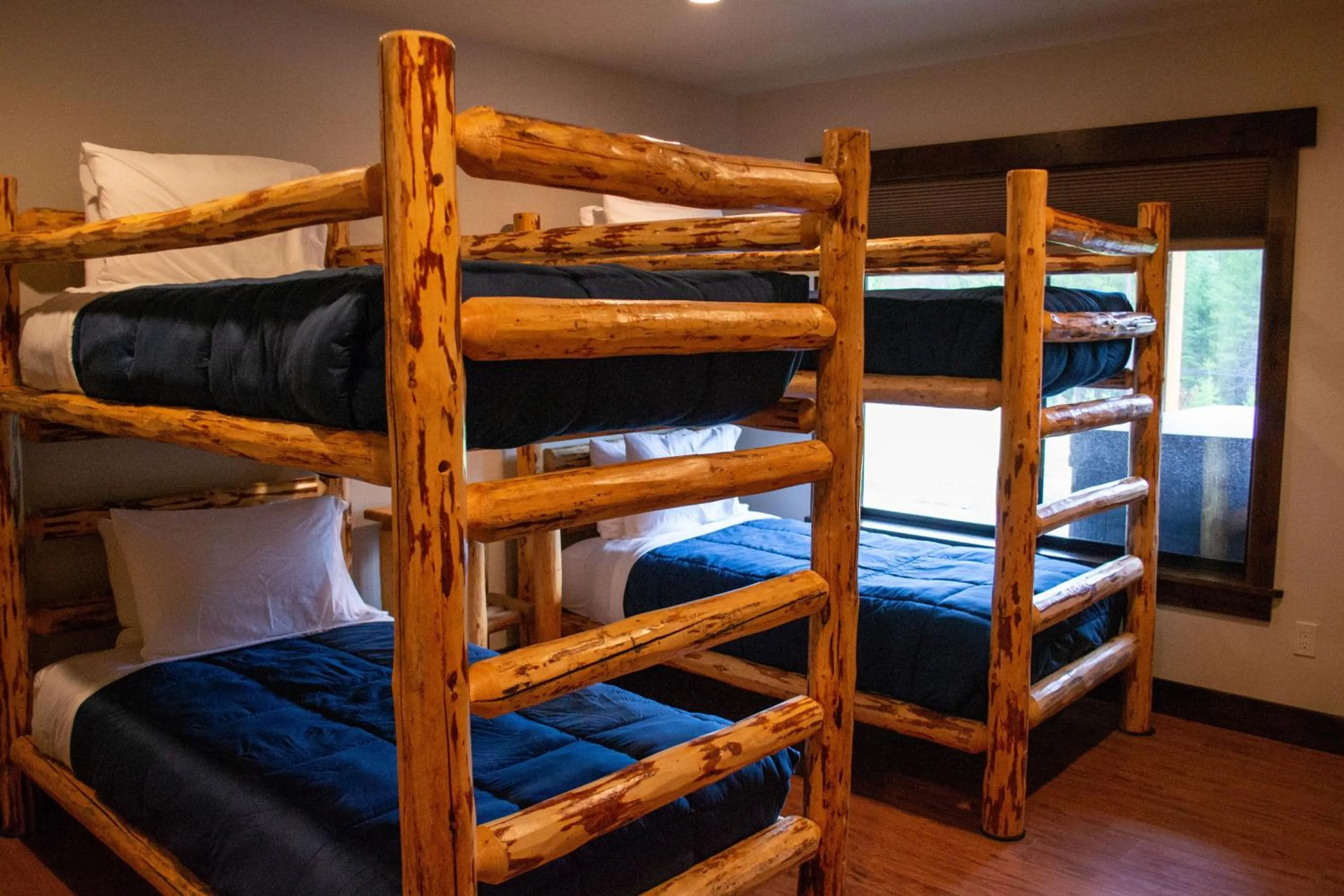 Bed in Glacier Homestead