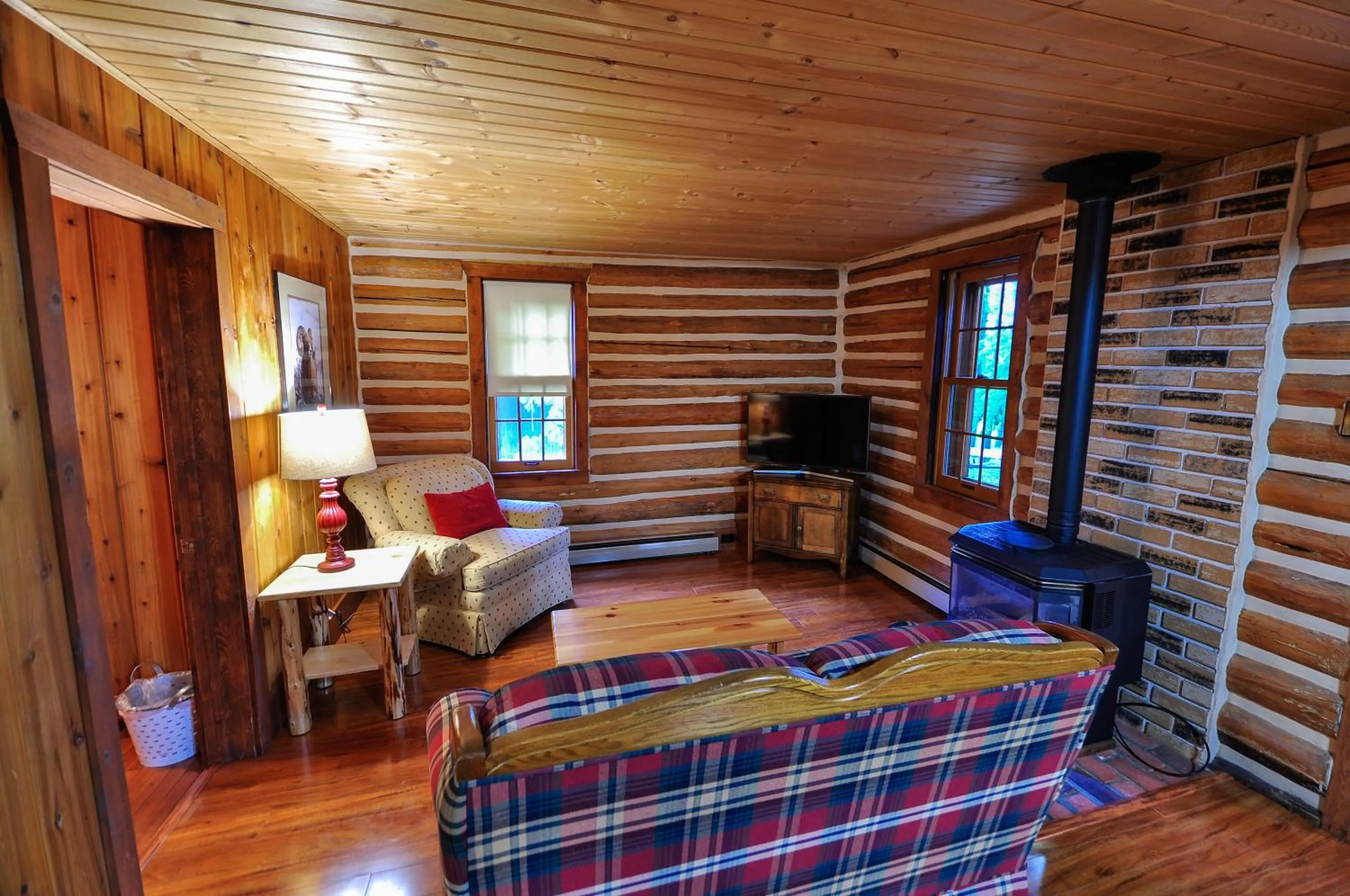 Bed in Glacier Homestead