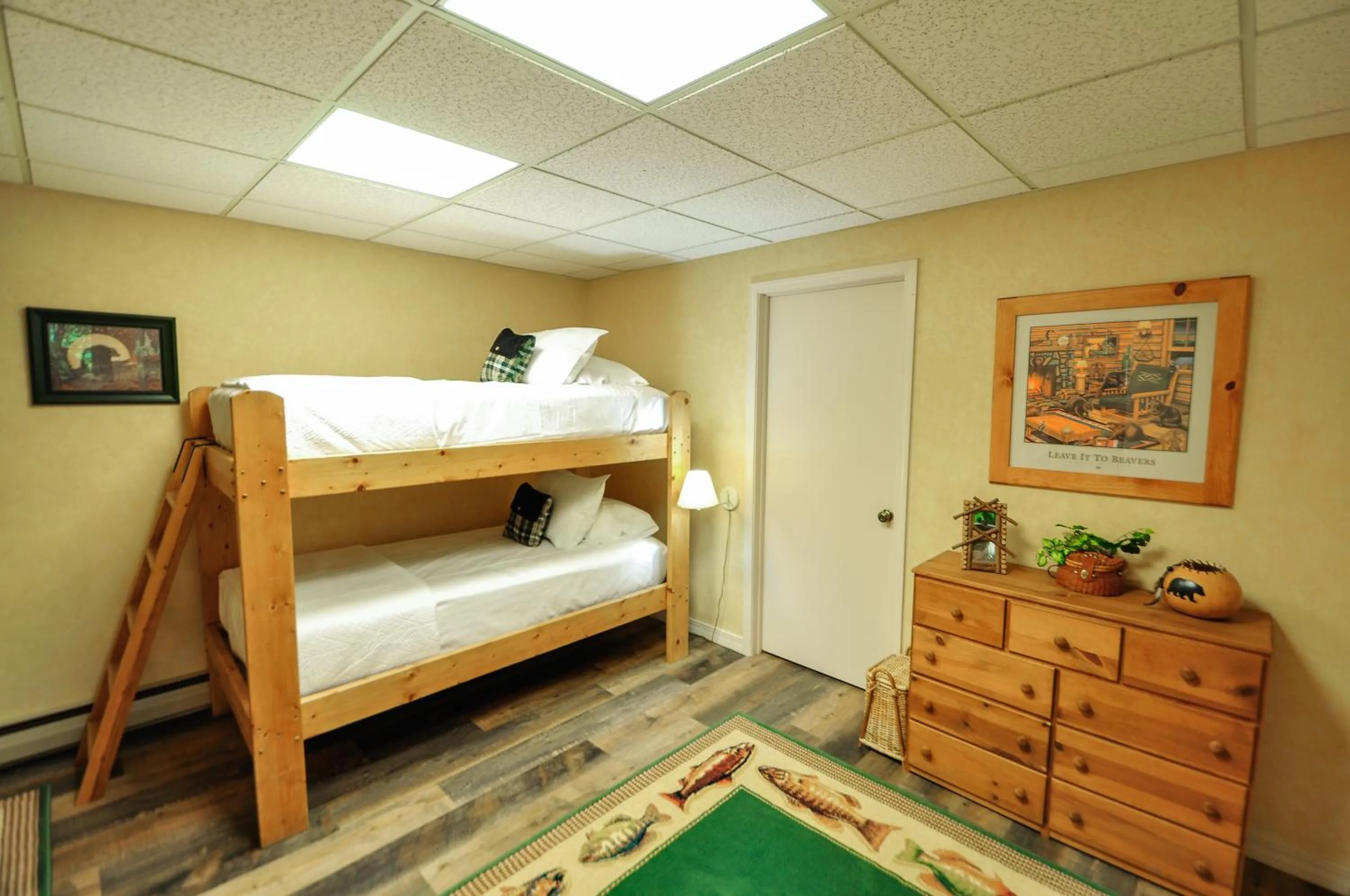 Bed in Glacier Homestead
