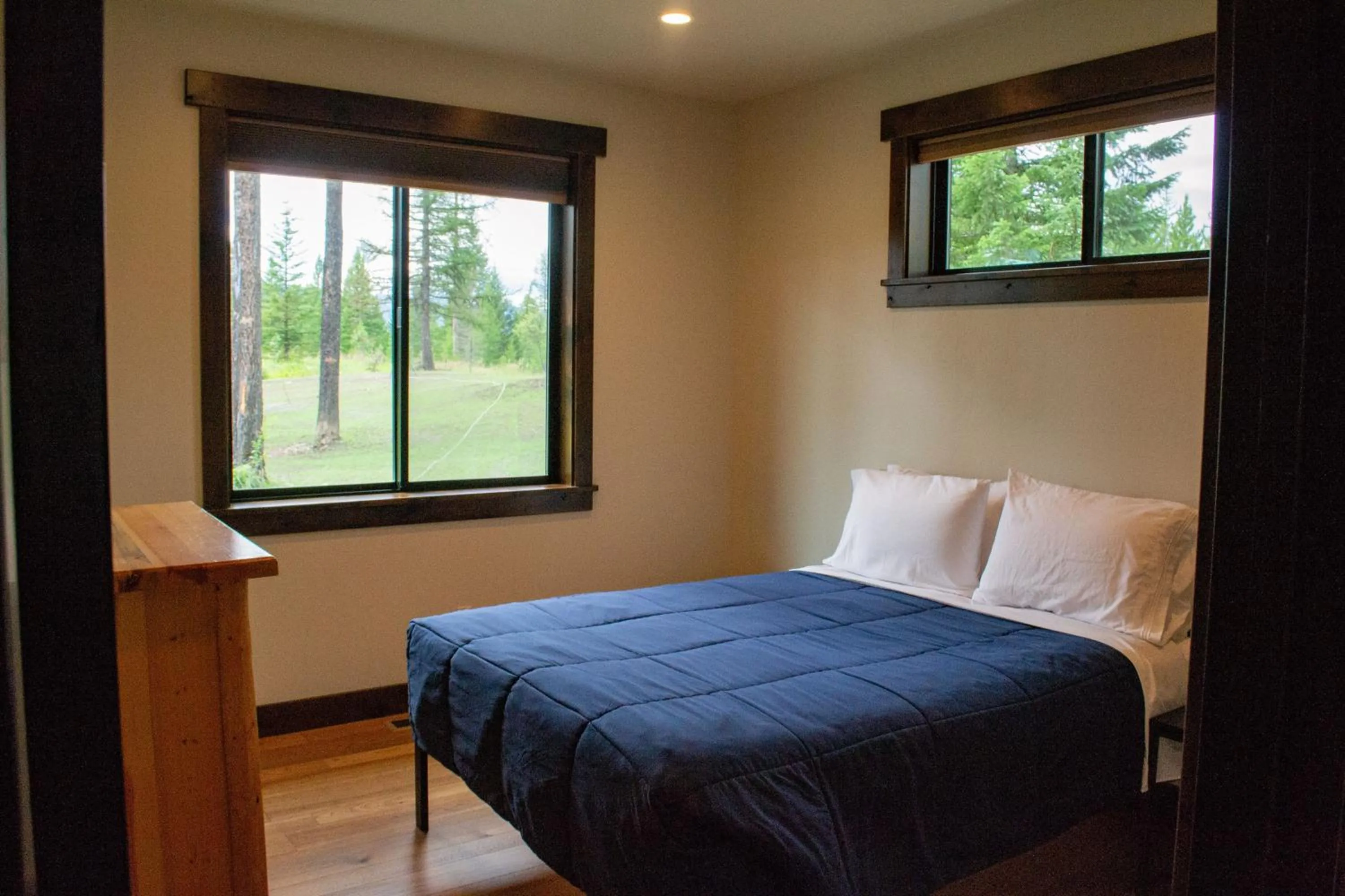 Bed in Glacier Homestead