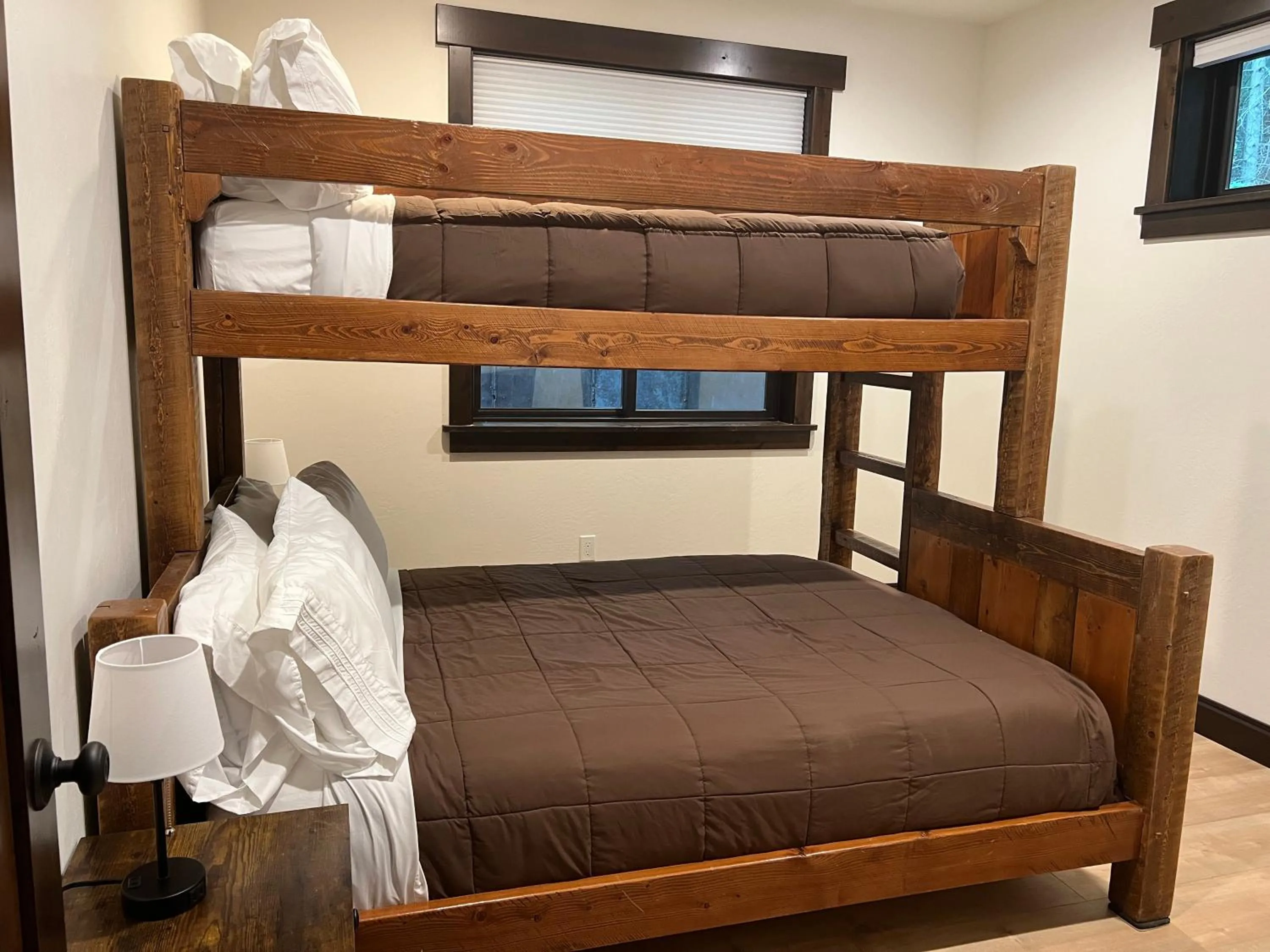 Bed in Glacier Homestead