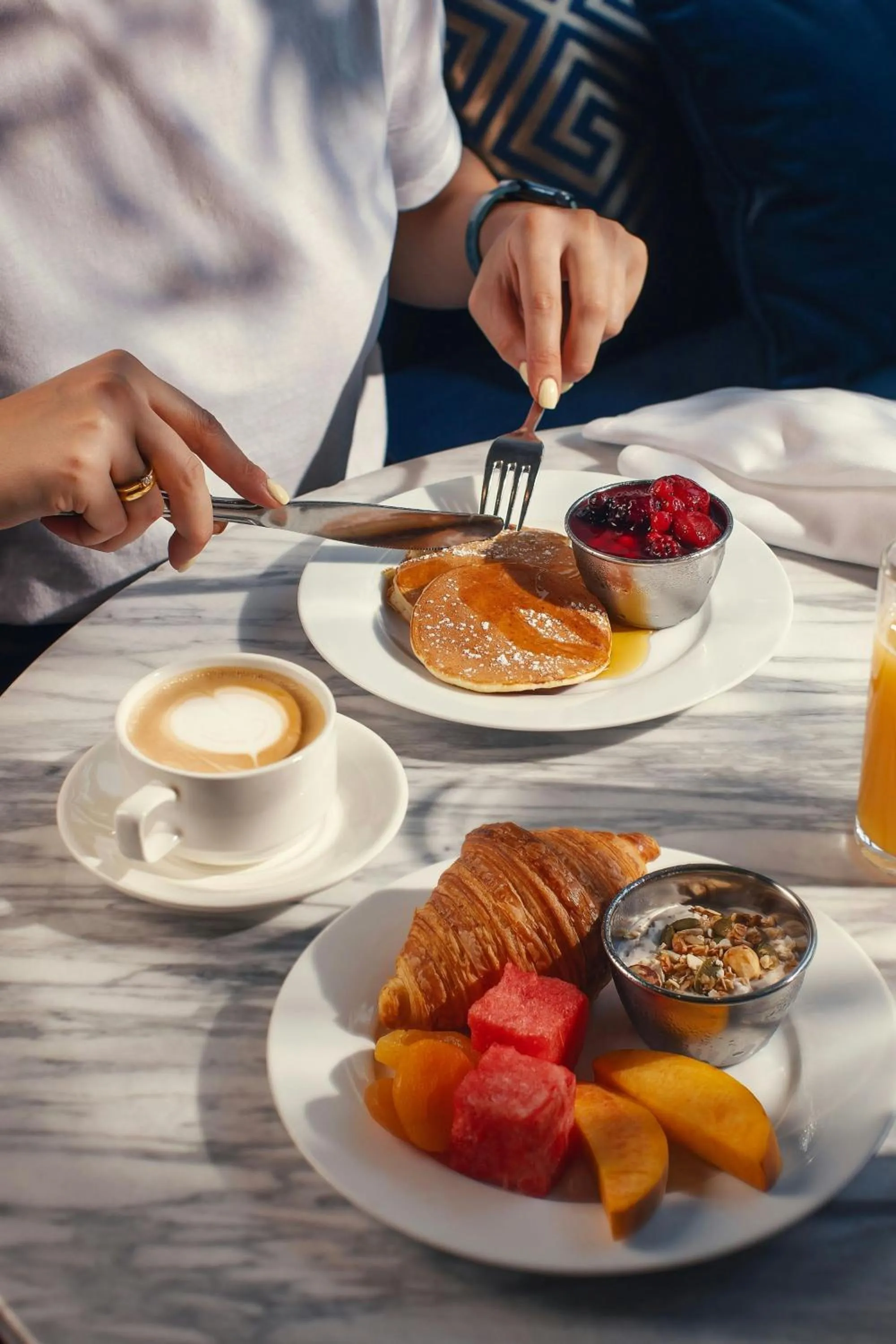 Breakfast in Tbilisi Marriott Hotel