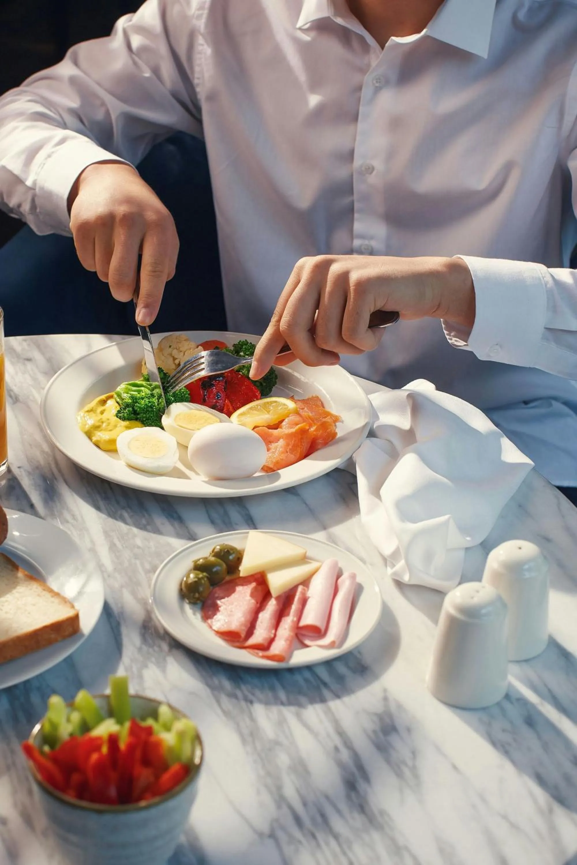 Breakfast in Tbilisi Marriott Hotel