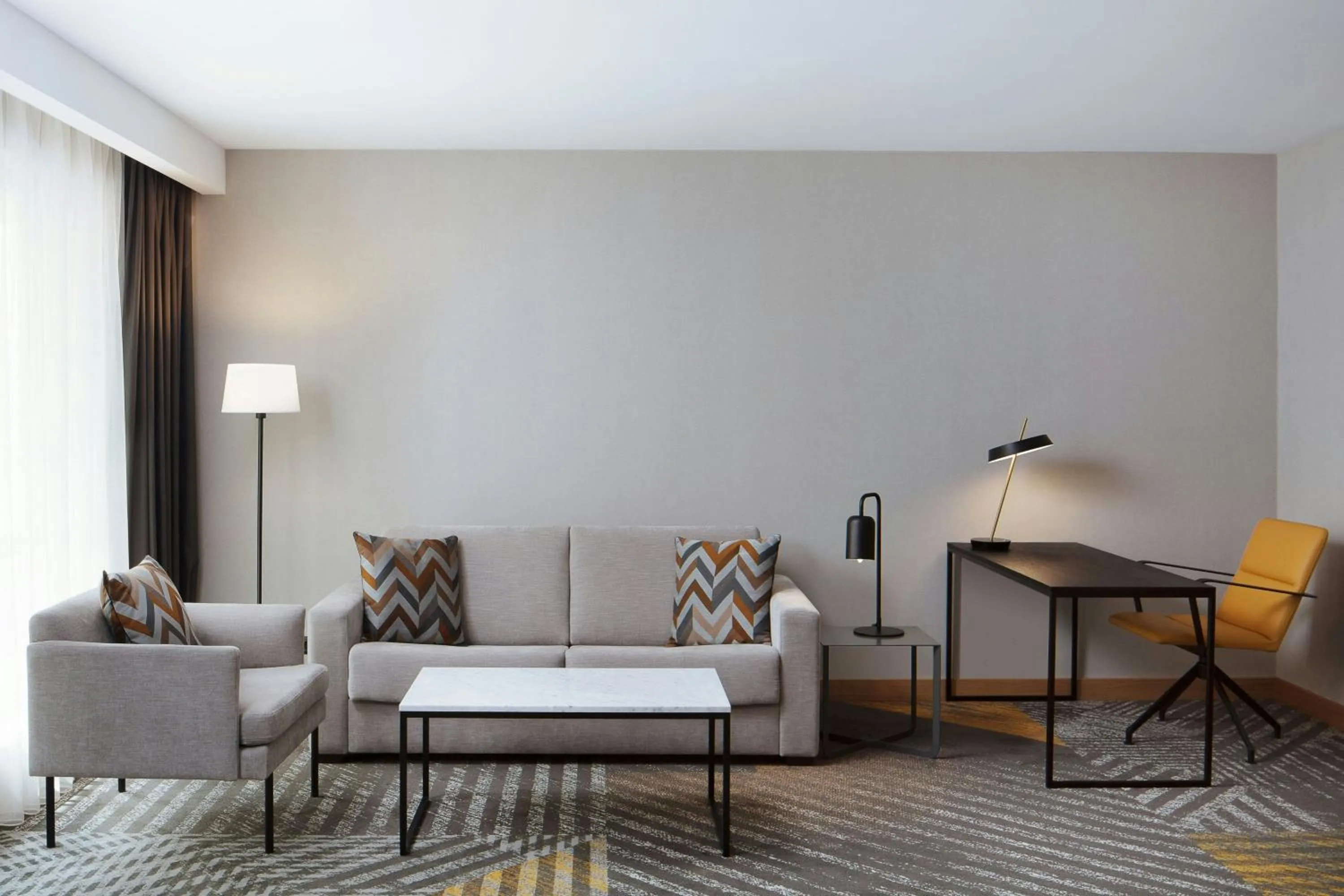 Living room in Courtyard by Marriott Tbilisi