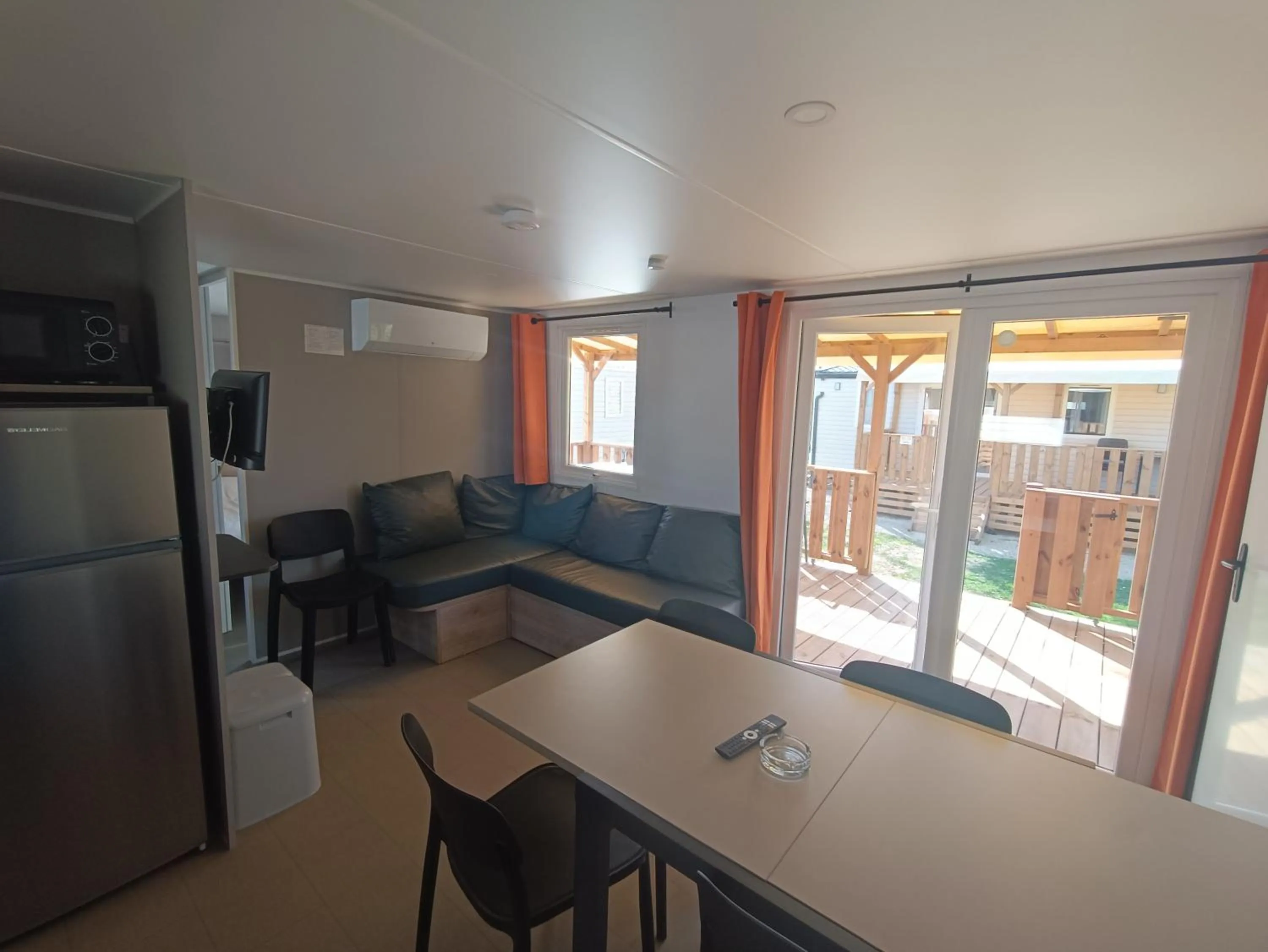 Seating area in Camping Paris-Est