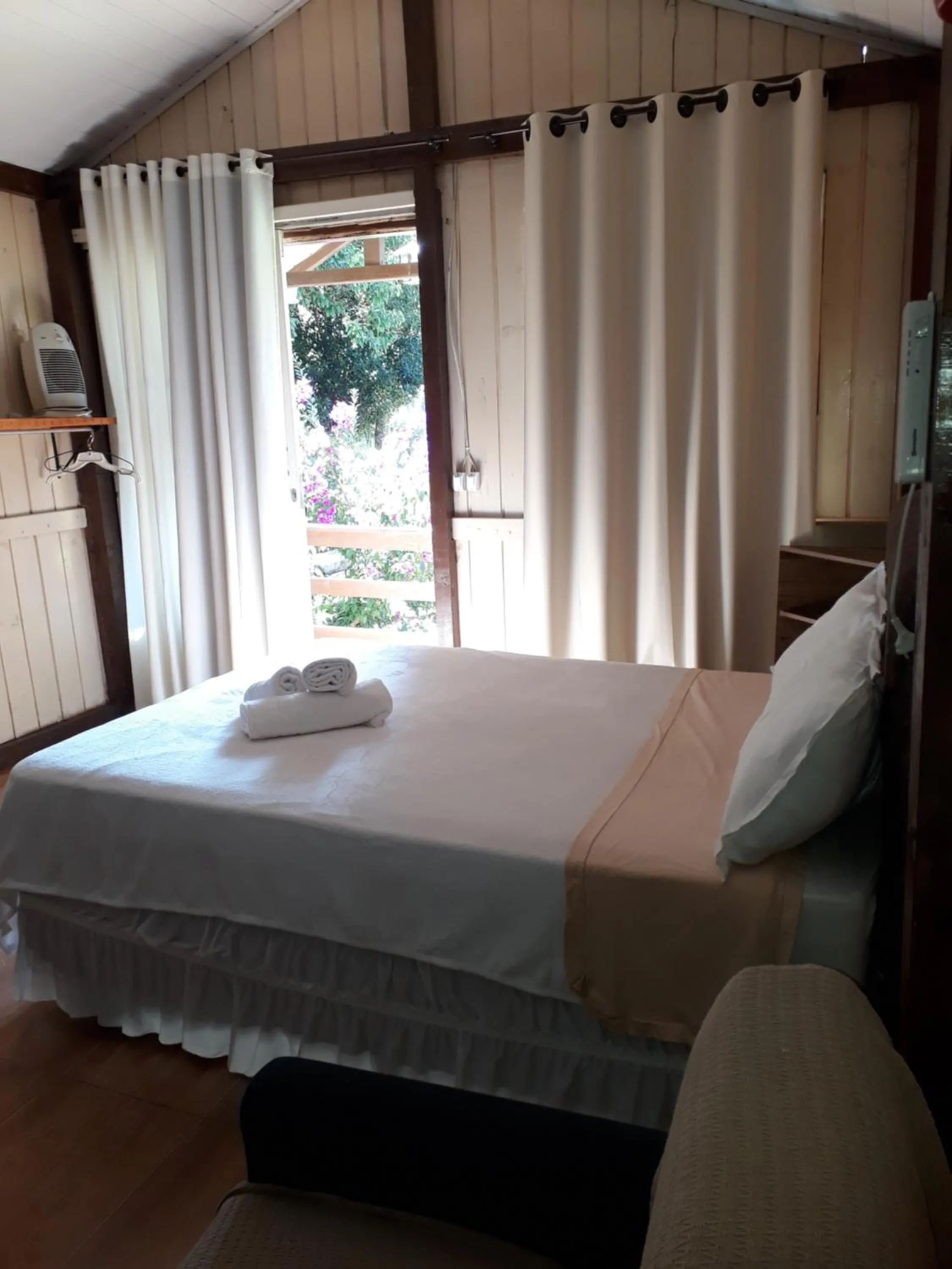 Bed in Chalé e cabana Doce Luar casas de temporada
