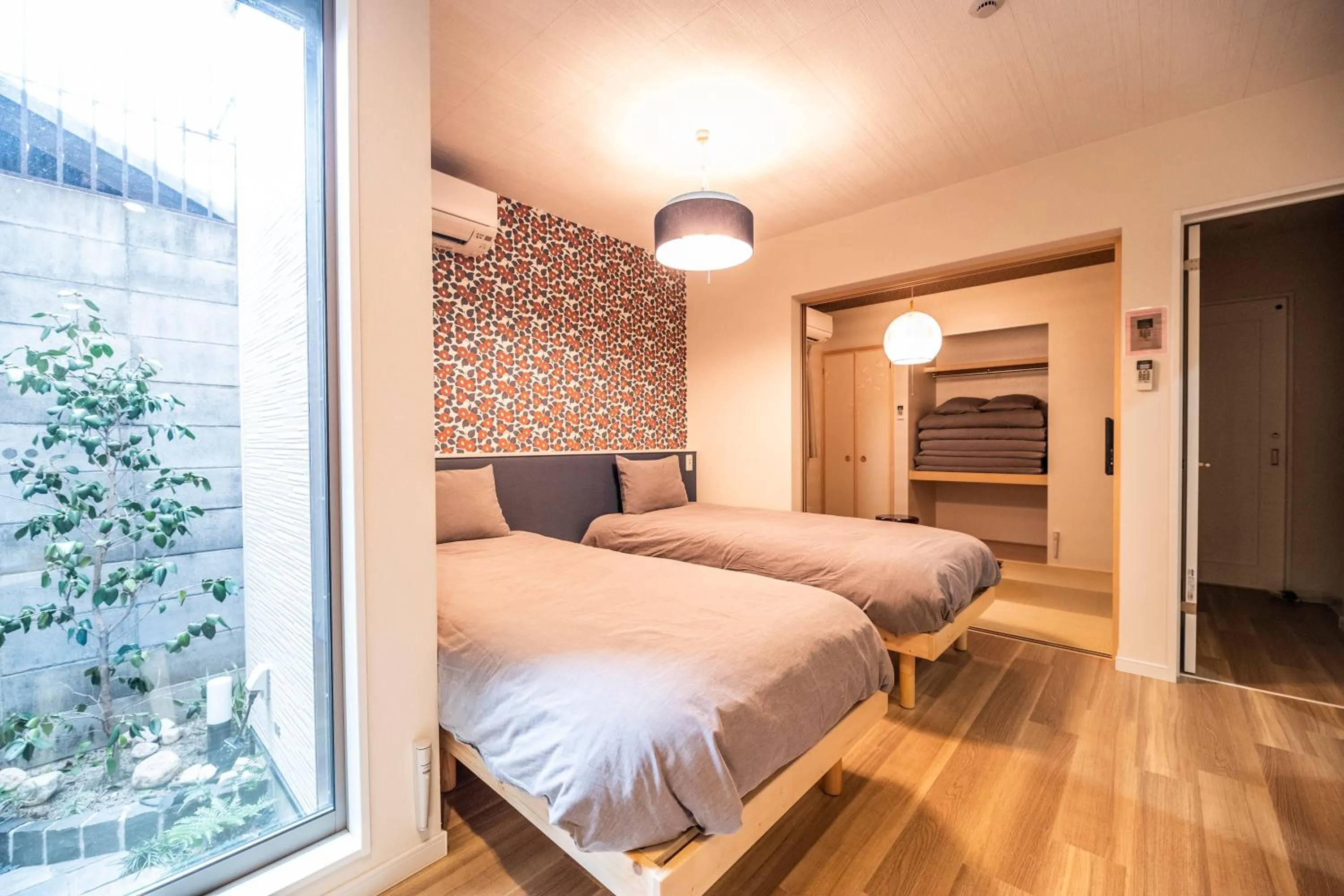 Photo of the whole room, Bed in KYOSTAY Iroha Toji Main