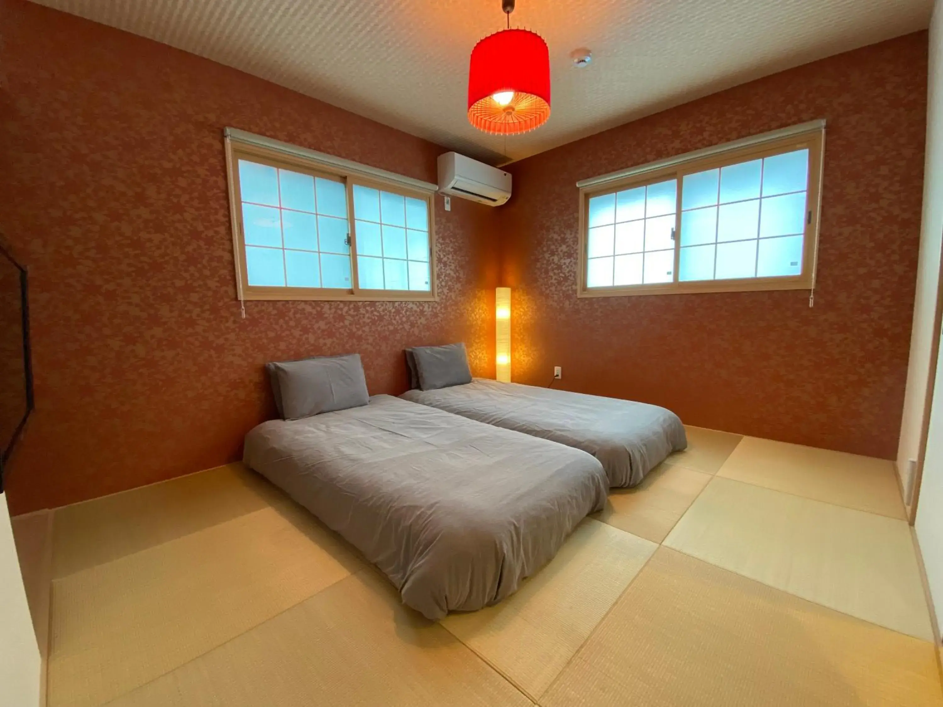 Twin Room with Tatami Area in KYOSTAY Iroha Toji Main Twin Room with Tatami Area in KYOSTAY Iroha Toji Main