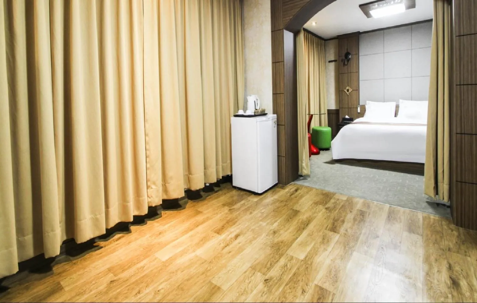 Bed in Uljin Grand Hotel